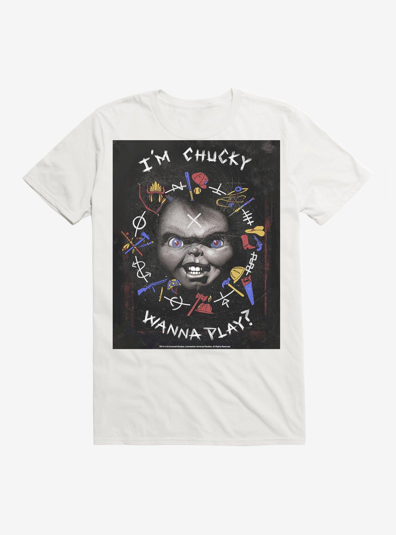 Chucky I'm Chucky Wanna Play T-Shirt, , hi-res