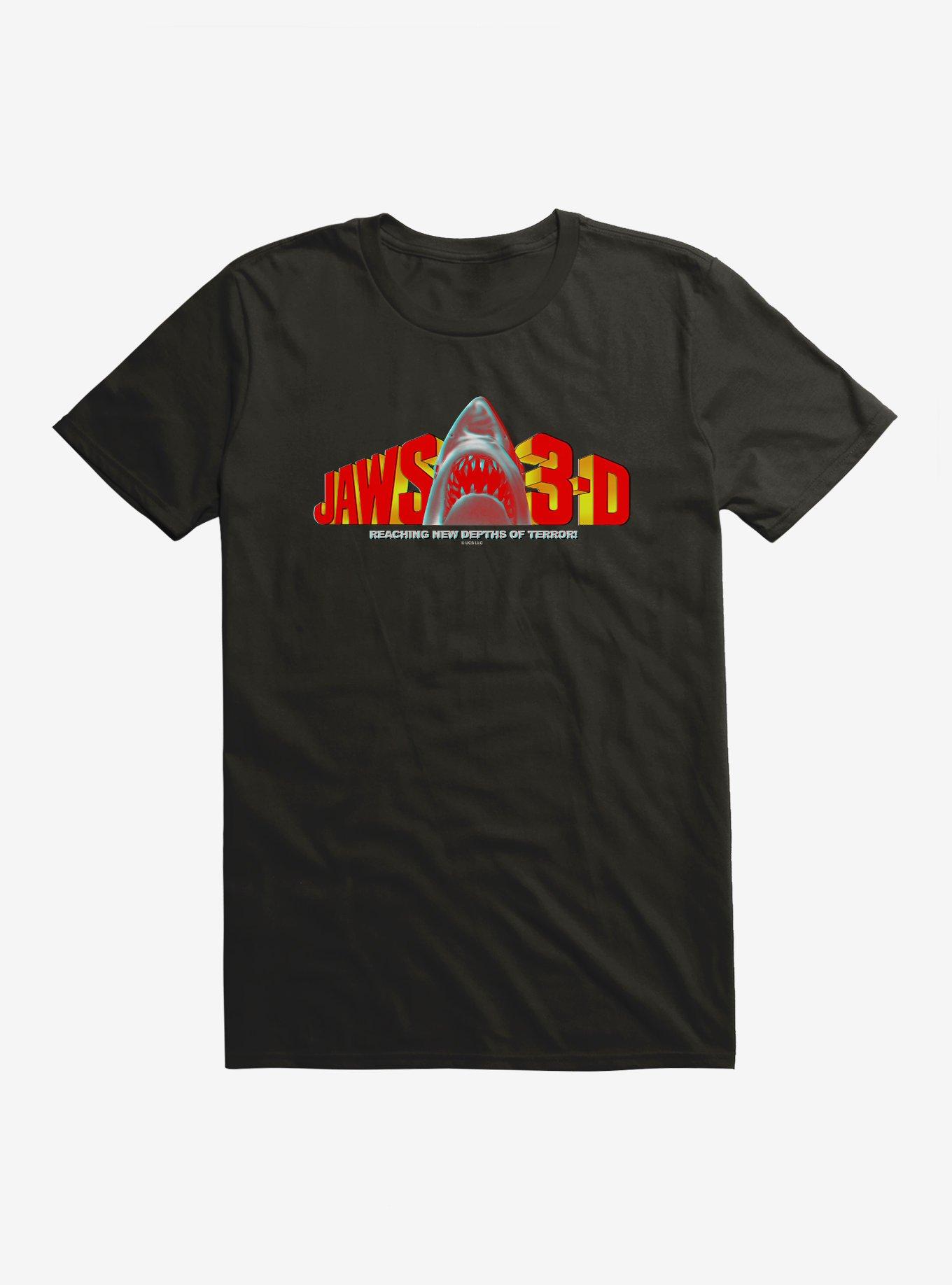 Jaws 3D T-Shirt, BLACK, hi-res