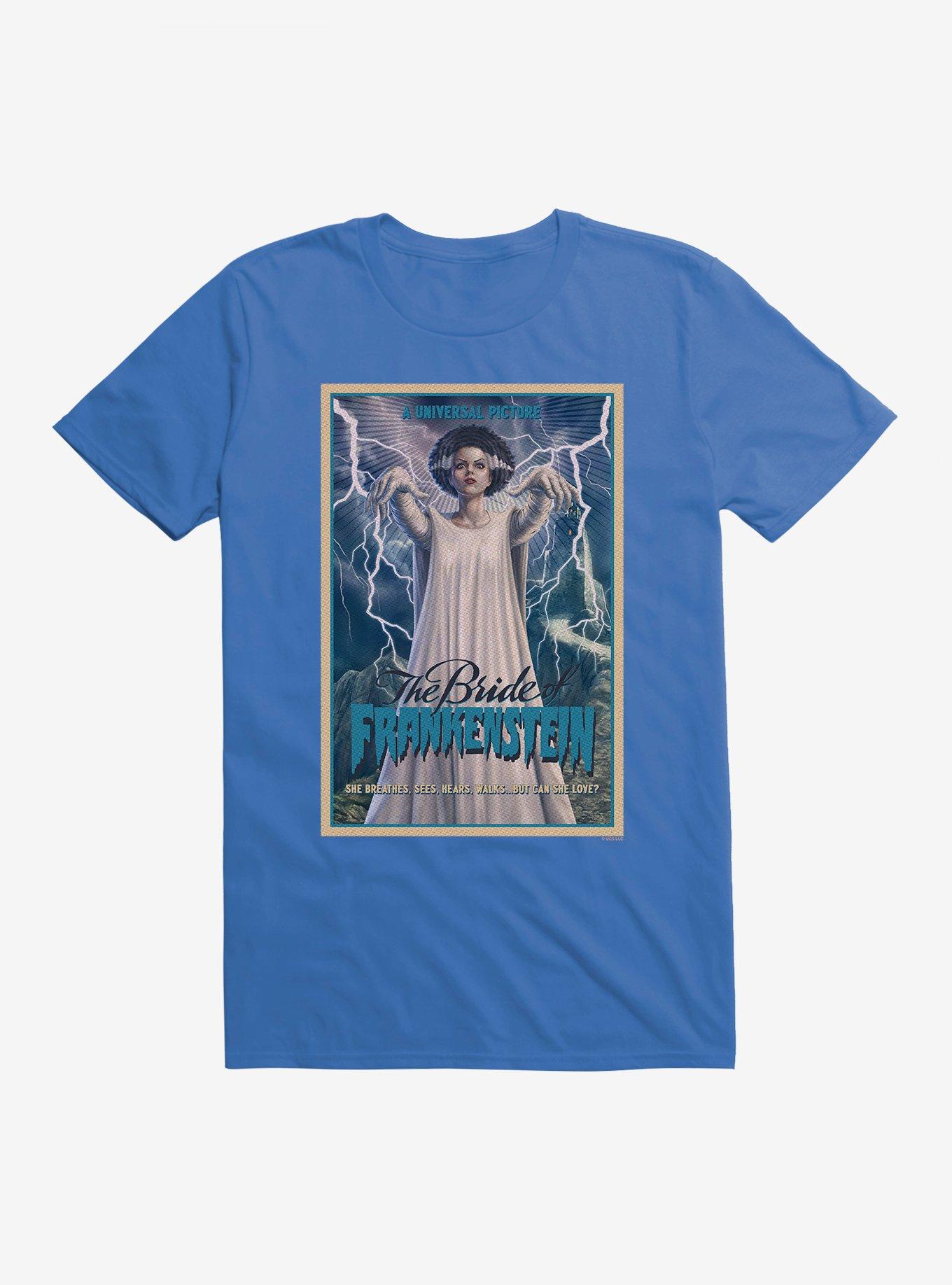 Universal Monsters Bride Of Frankenstein Can She Love? T-Shirt