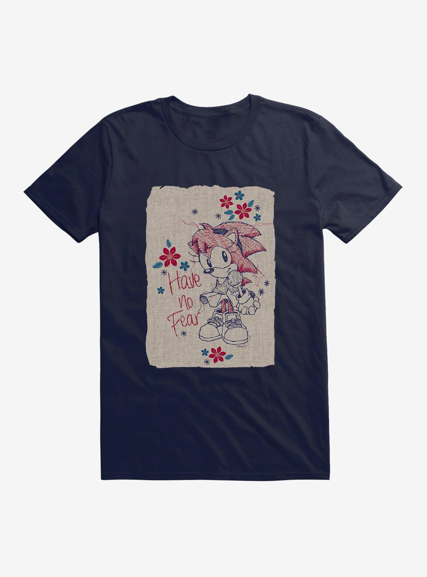 Sonic The Hedgehog Amy No Fear T-Shirt, NAVY, hi-res