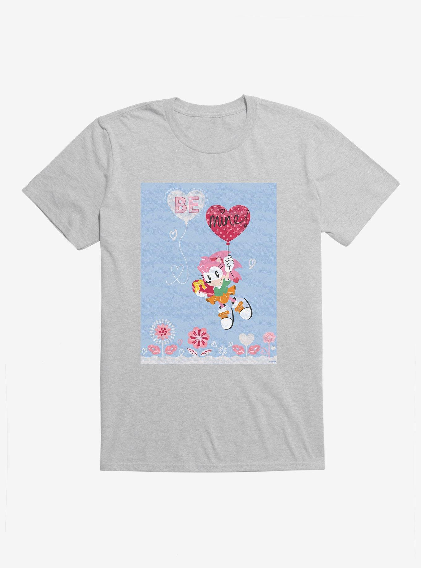 Hot Topic Sonic The Hedgehog Amy Rose Be Mine Valentine T-Shirt | Hamilton  Place