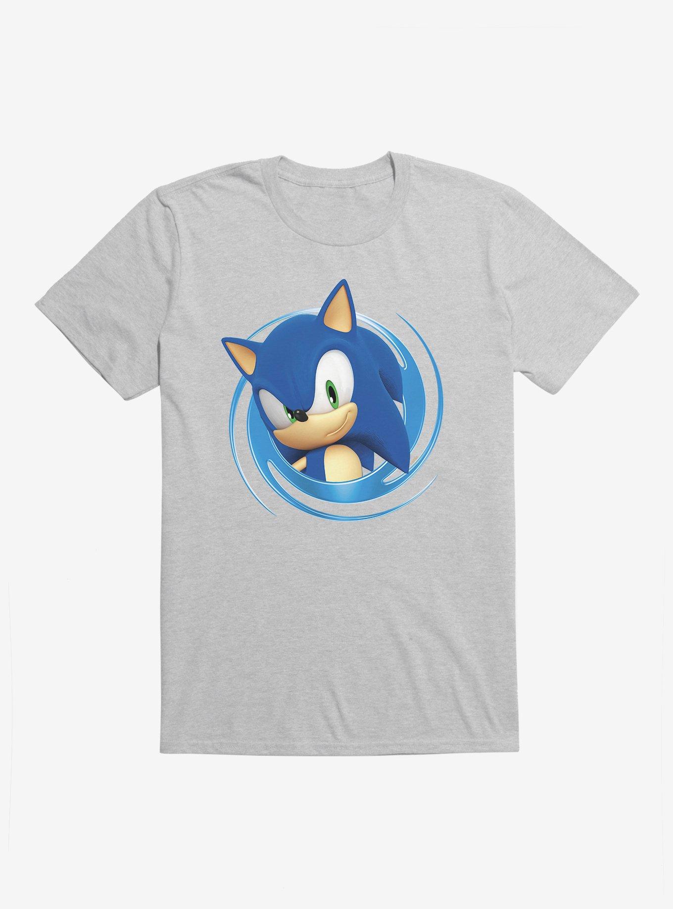 Sonic The Hedgehog 3-D Sonic Close Up T-Shirt - GREY | Hot Topic