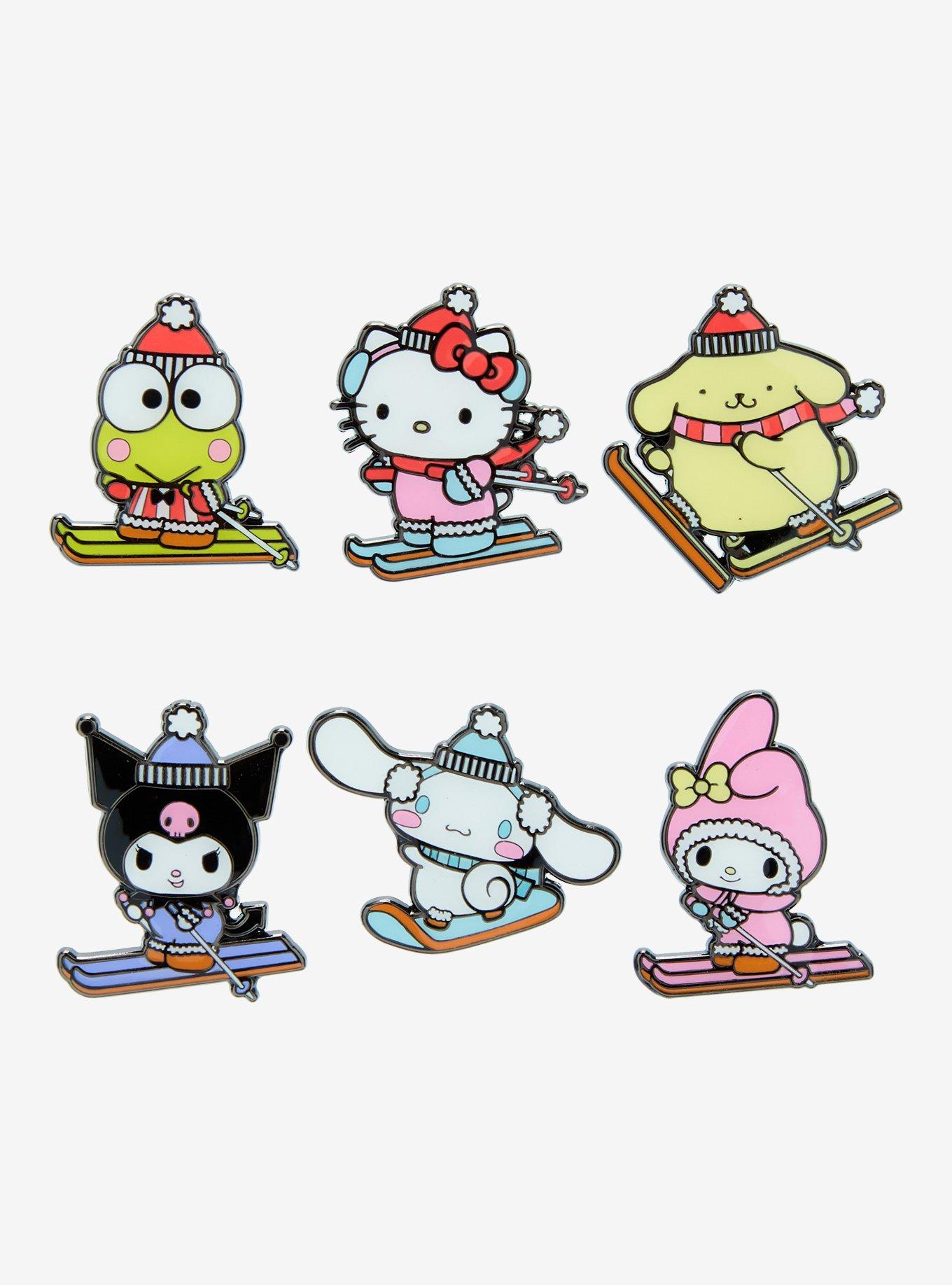 Loungefly Hello Kitty And Friends Skiing Blind Box Enamel Pin, , hi-res