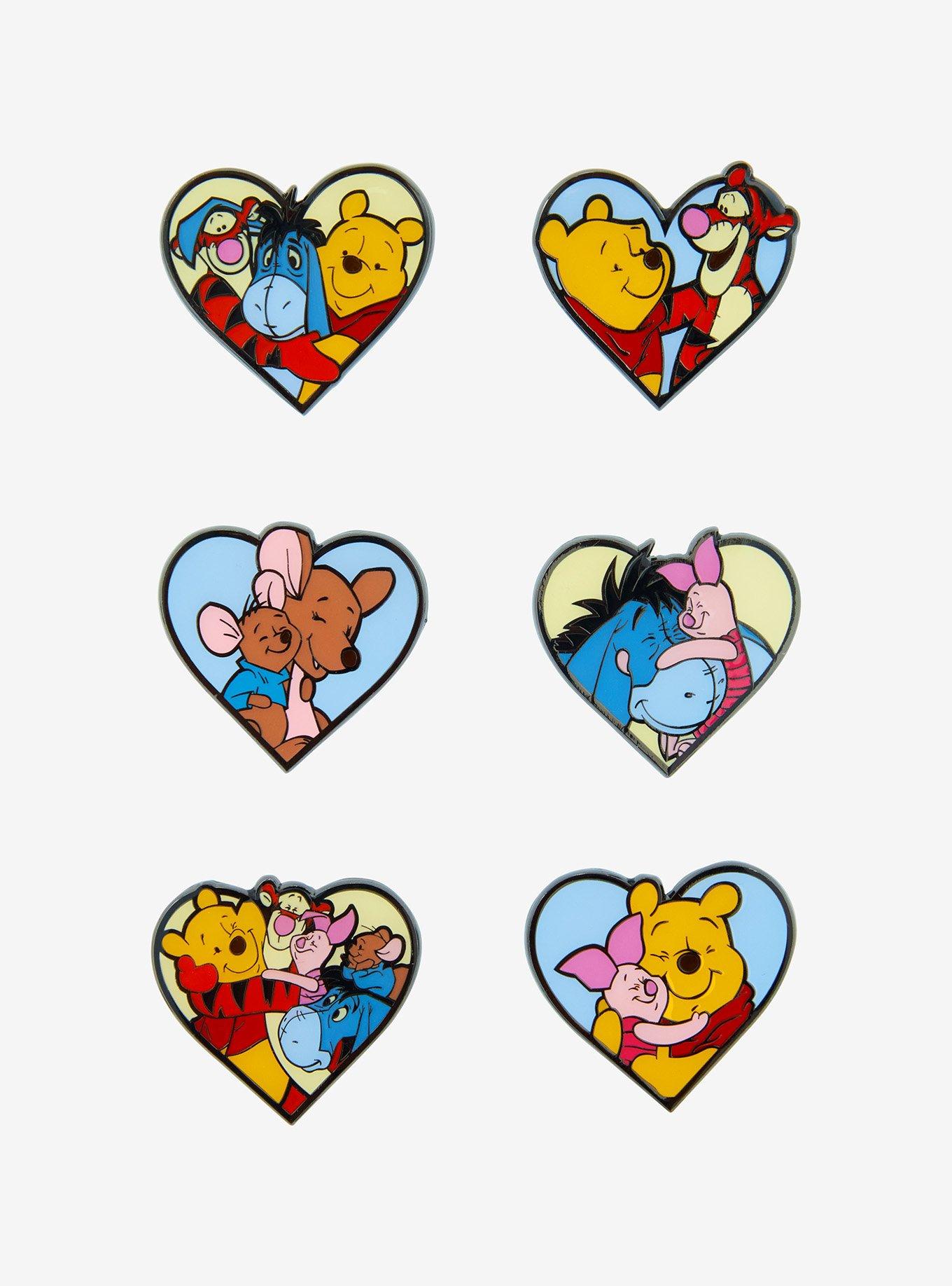 Loungefly Winnie The Pooh Hug Heart Blind Box Enamel Pin, , hi-res