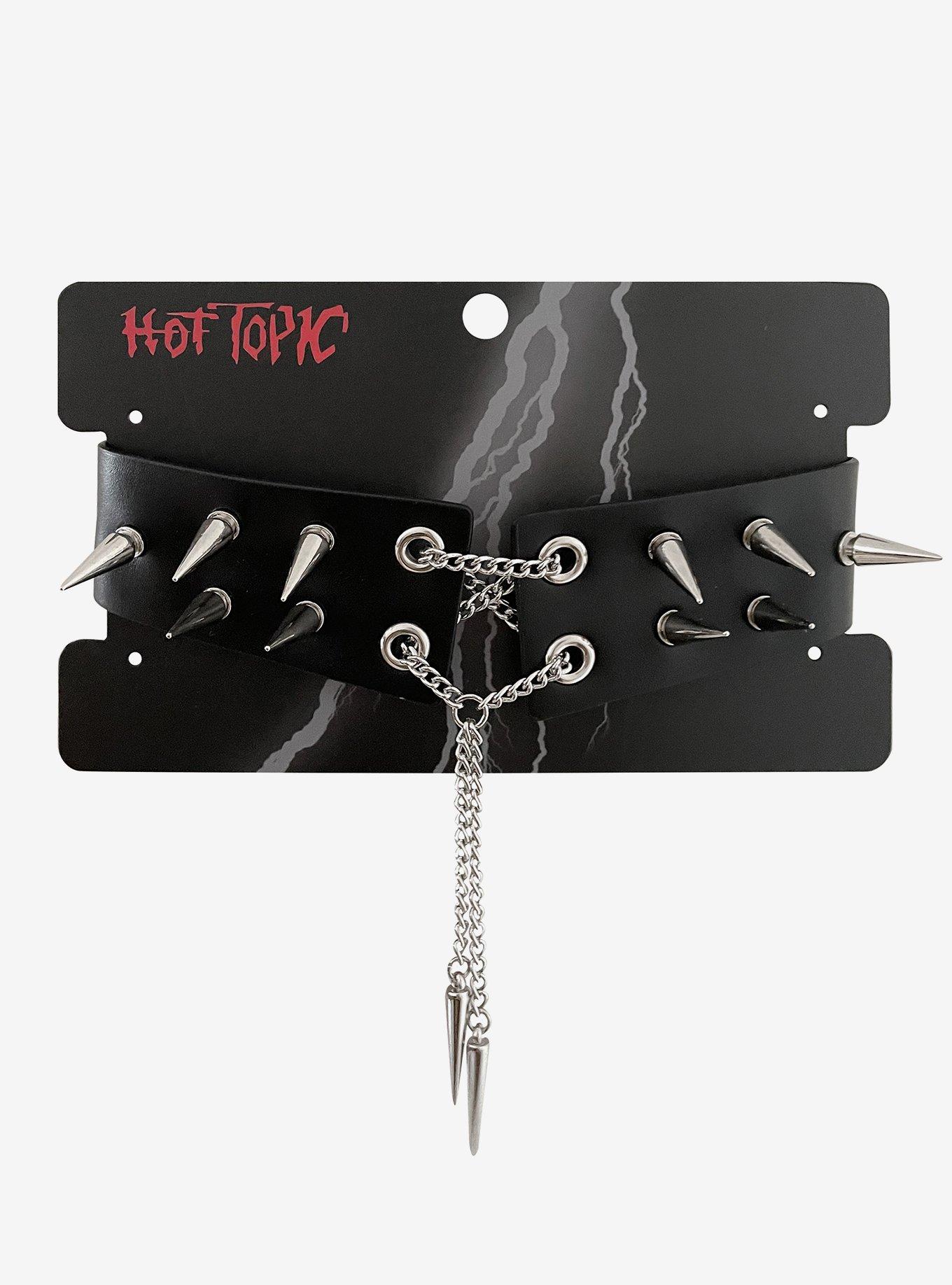 Spike Chain Corset Choker, , hi-res
