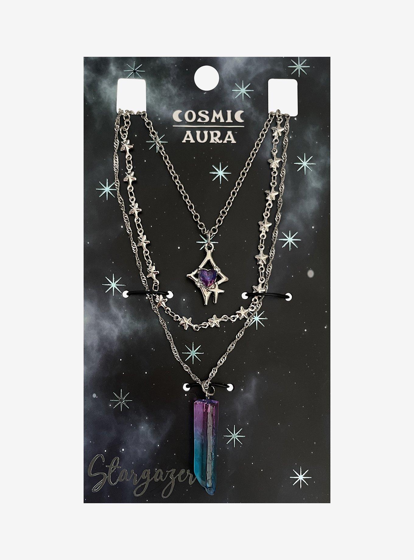 Cosmic Aura Starburst & Crystal Necklace Set, , hi-res