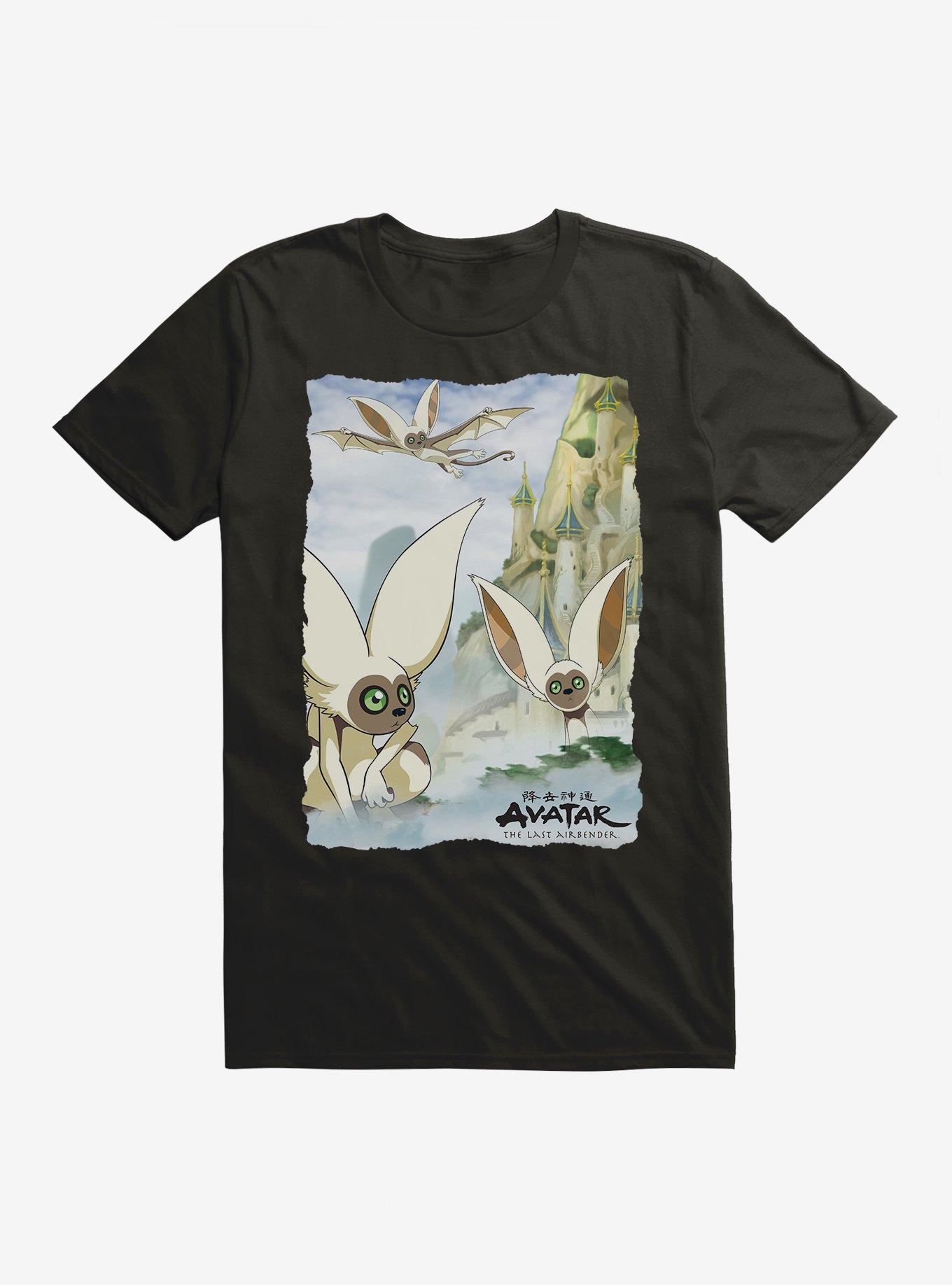 Avatar: The Last Airbender Flight Of Momo T-Shirt, BLACK, hi-res