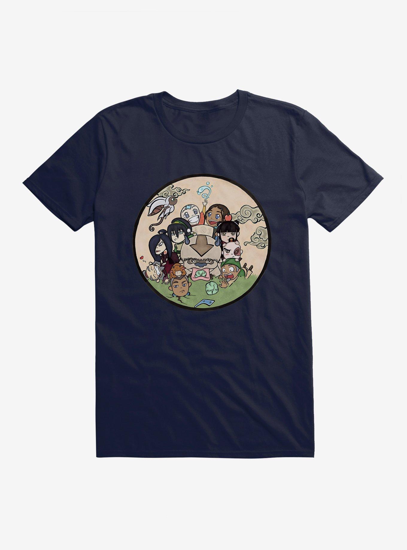 Avatar: The Last Airbender Aang's Memories T-Shirt, NAVY, hi-res