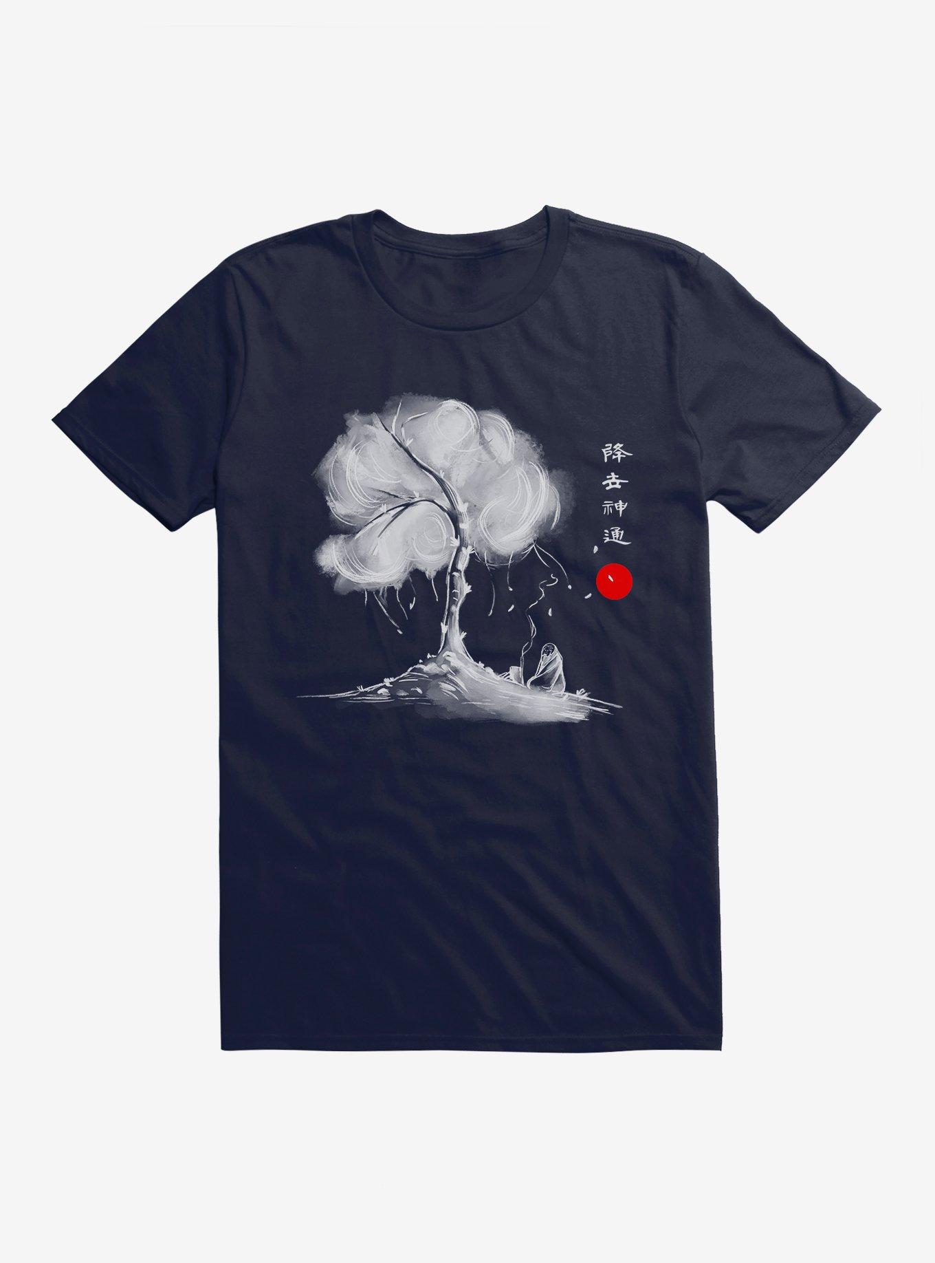 Avatar: The Last Airbender Iroh Leaves From The Vine T-Shirt, NAVY, hi-res