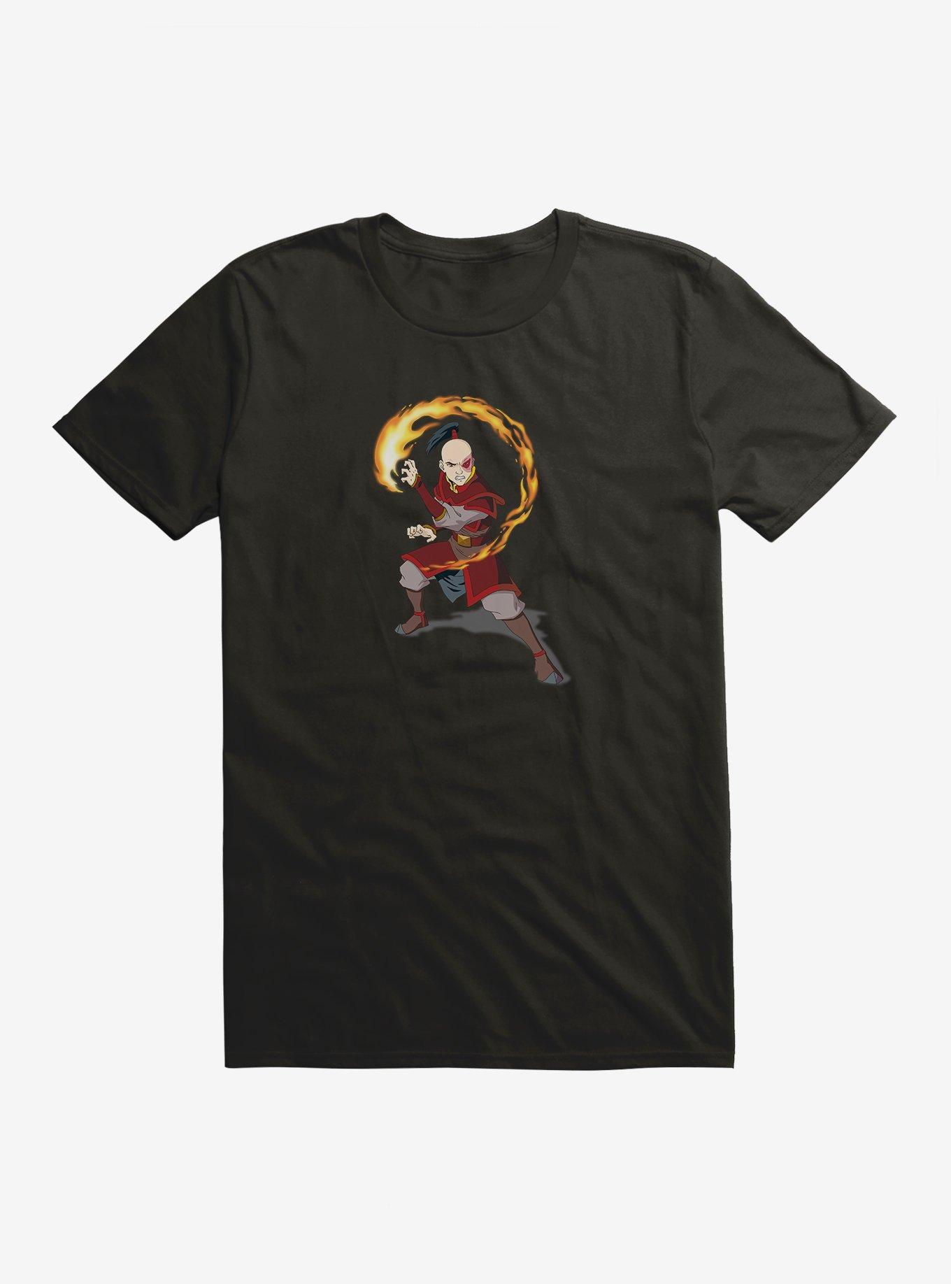 Avatar: The Last Airbender Zuko Firebending T-Shirt, BLACK, hi-res