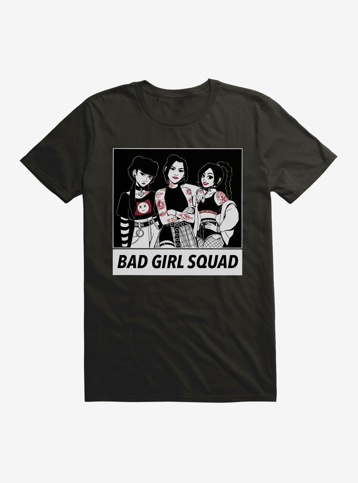 Avatar: The Last Airbender Bad Girl Squad T-Shirt, BLACK, hi-res