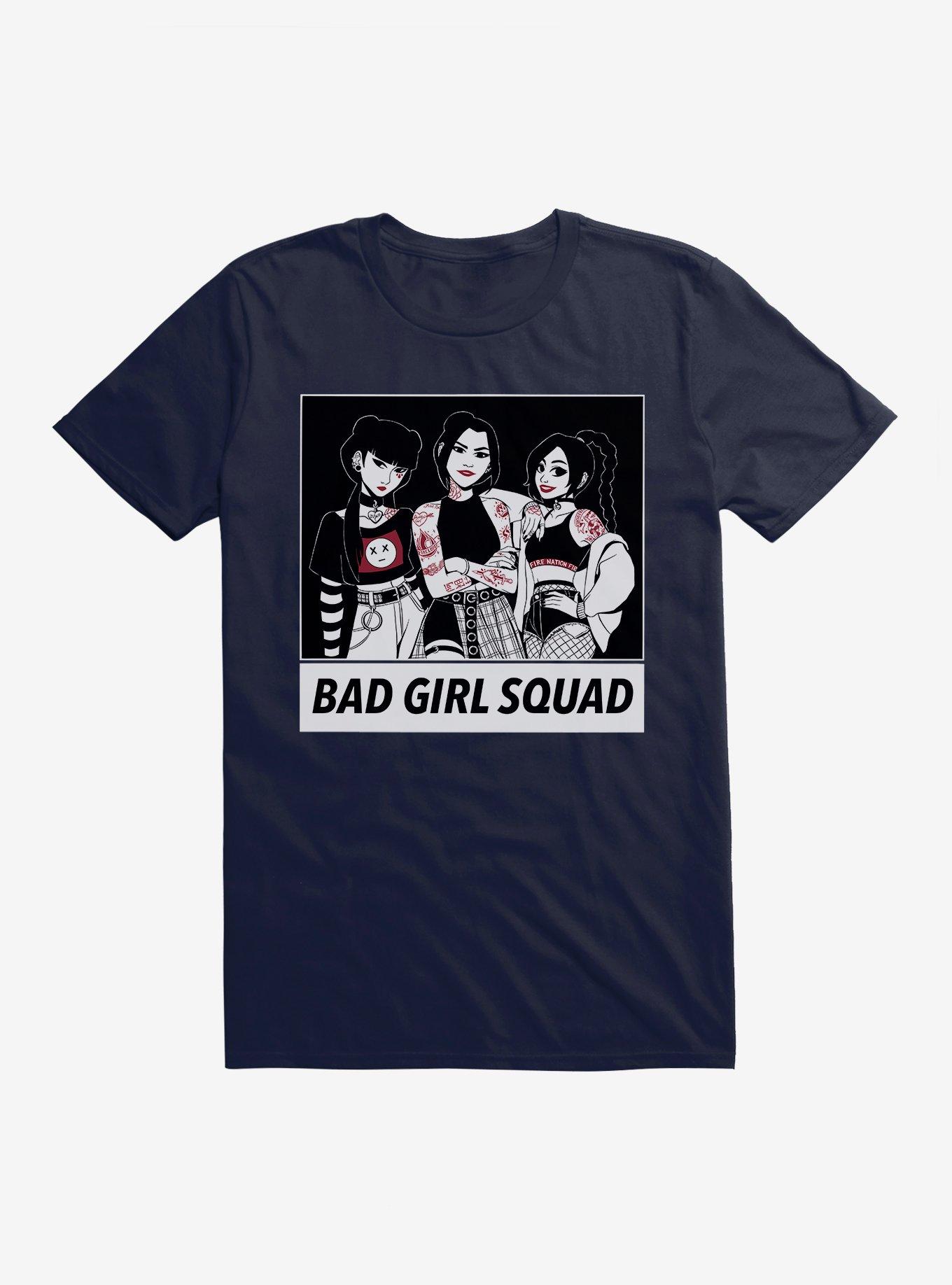 Avatar: The Last Airbender Bad Girl Squad T-Shirt, NAVY, hi-res view 1