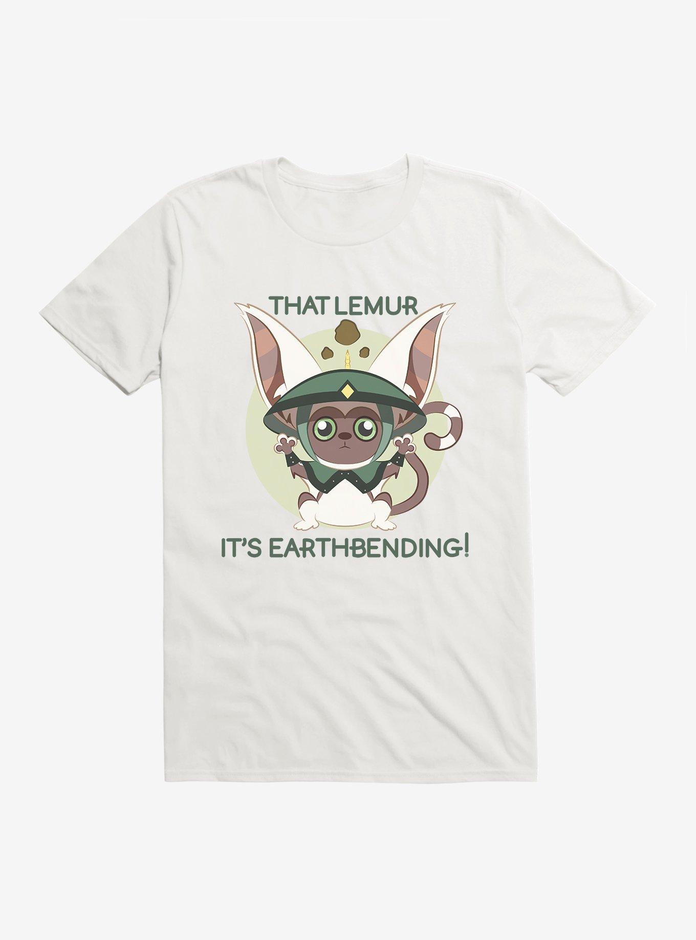 Avatar: The Last Airbender Earthbending Momo T-Shirt, WHITE, hi-res