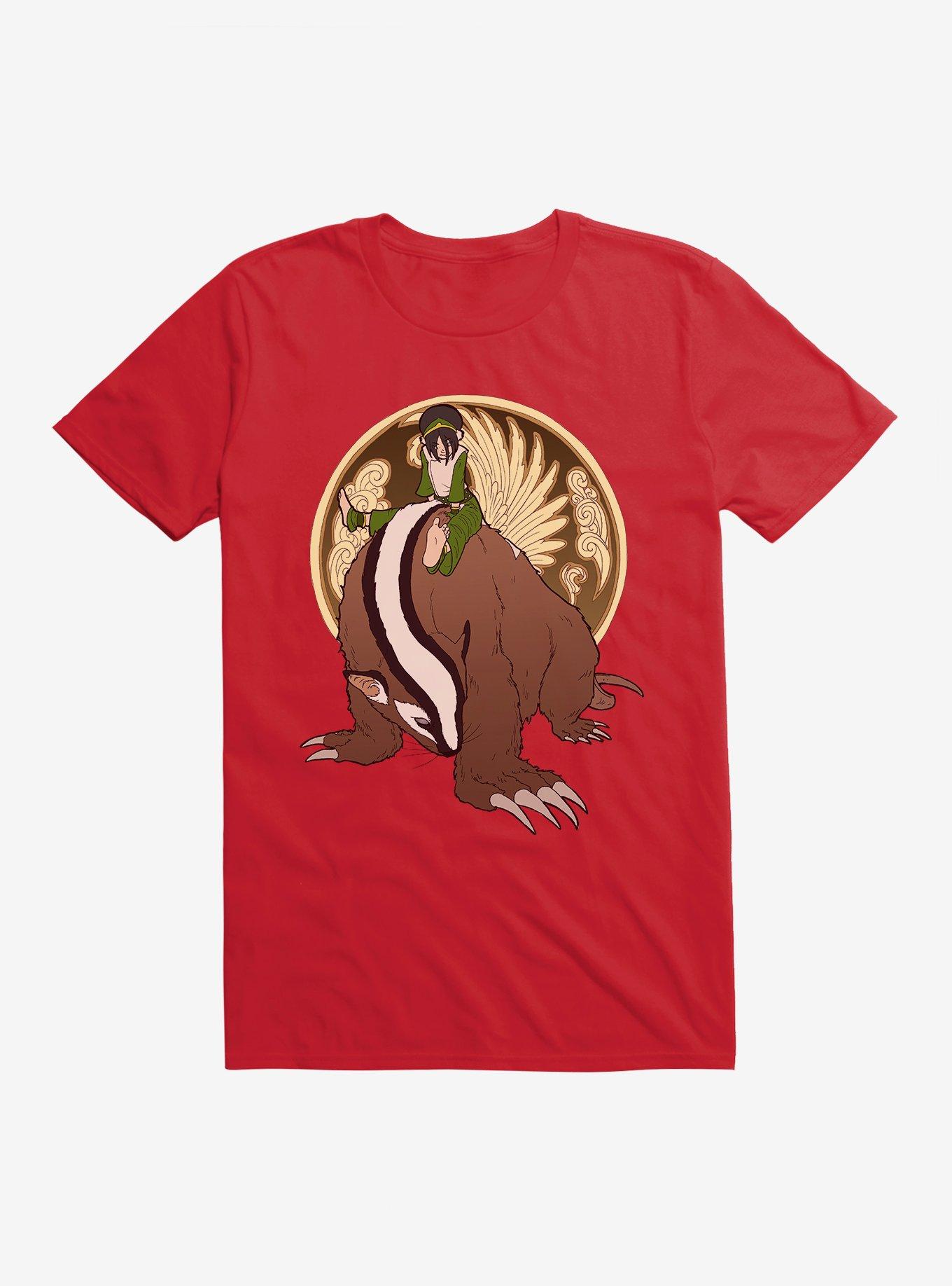 Avatar: The Last Airbender Toph And The Badgermole T-Shirt, , hi-res
