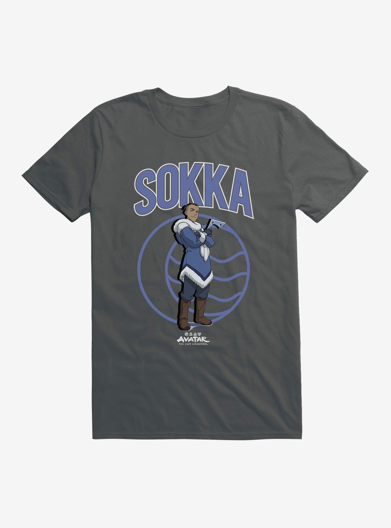 Avatar: The Last Airbender Sokka Portrait T-Shirt, CHARCOAL, hi-res