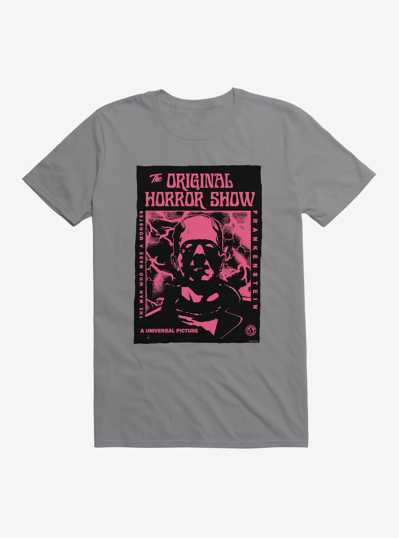 Universal Monsters Frankenstein Pink Face T-Shirt, , hi-res