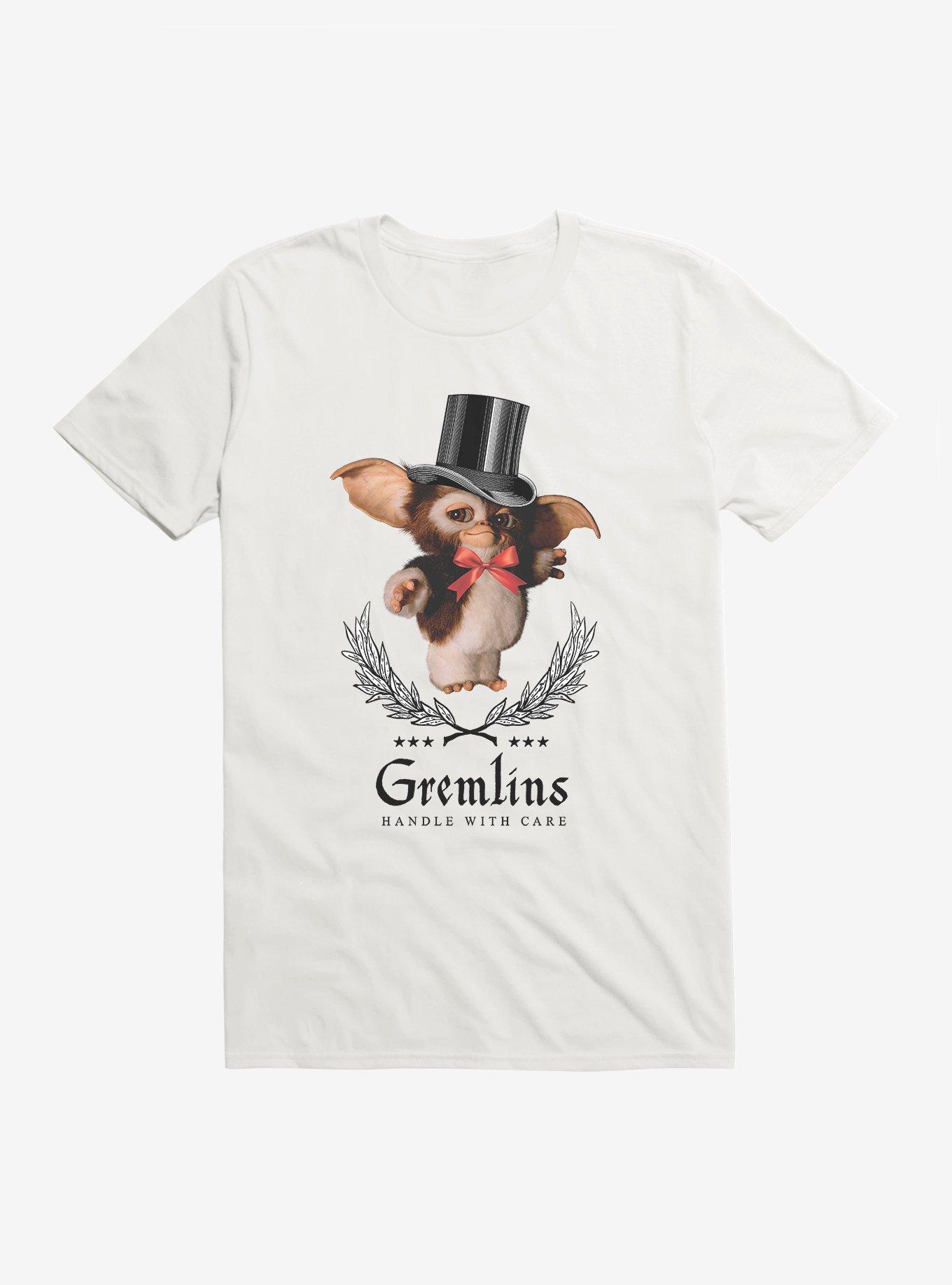 Gremlins Gizmo Handle With Care T-Shirt, WHITE, hi-res