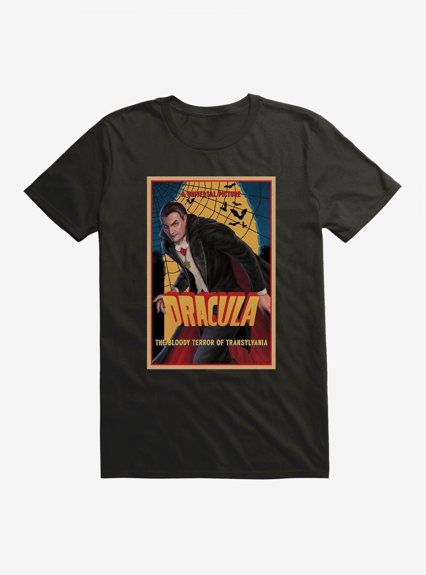 Universal Monsters Dracula Bloody Terror Of Transylvania T-Shirt, BLACK, hi-res