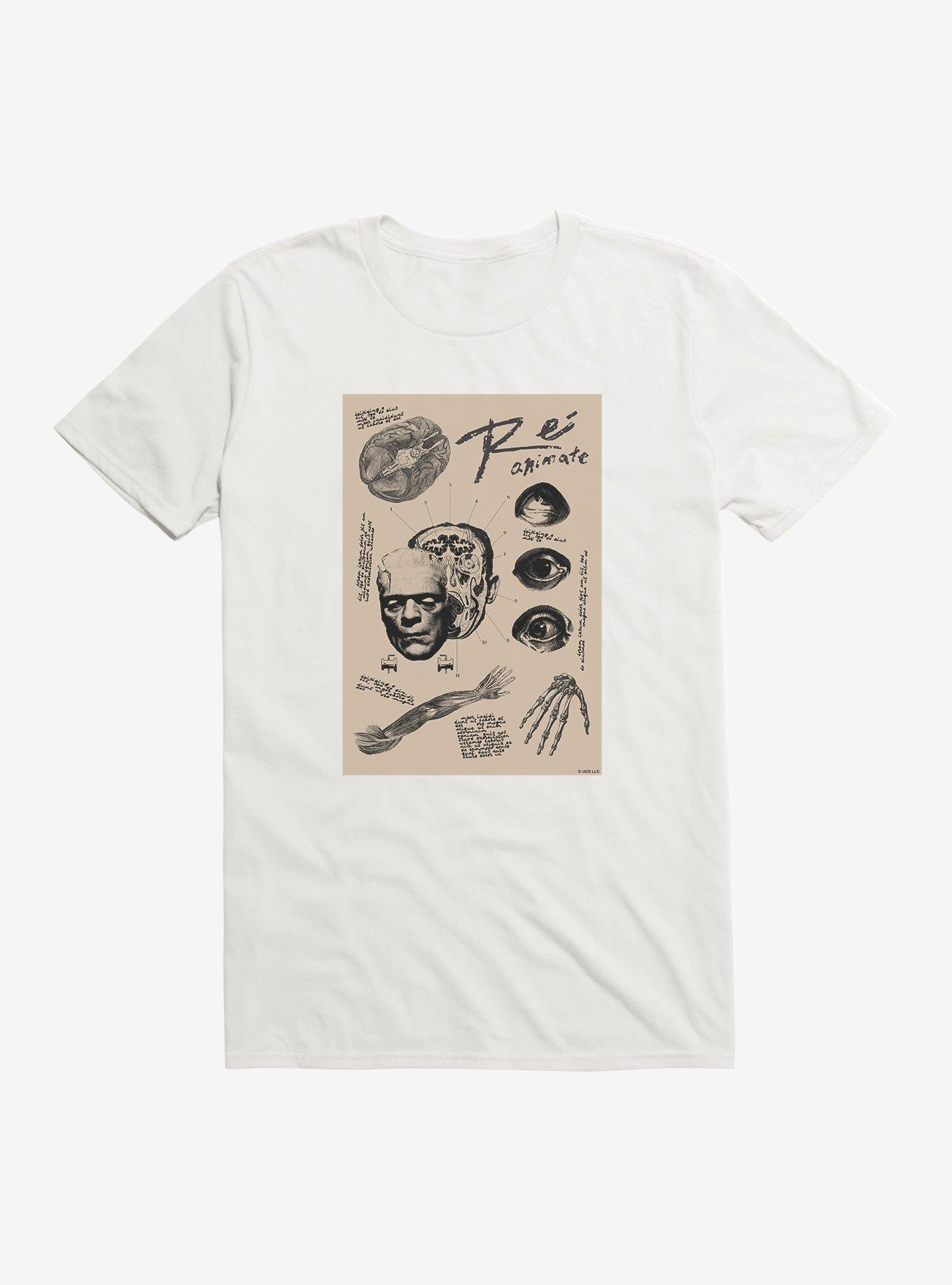 Universal Monsters Frankenstein Anatomy T-Shirt