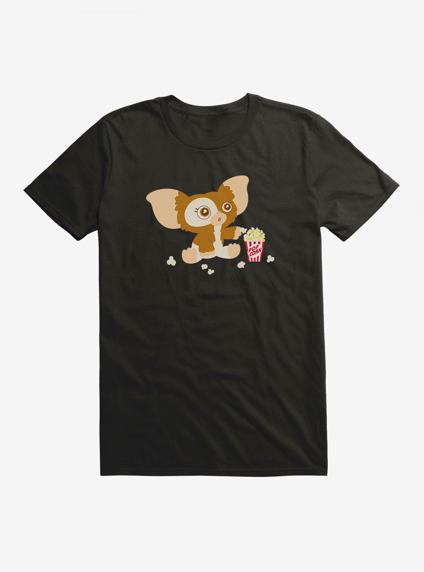 Gremlins Suprised Gizmo Eating Popcorn T-Shirt, , hi-res