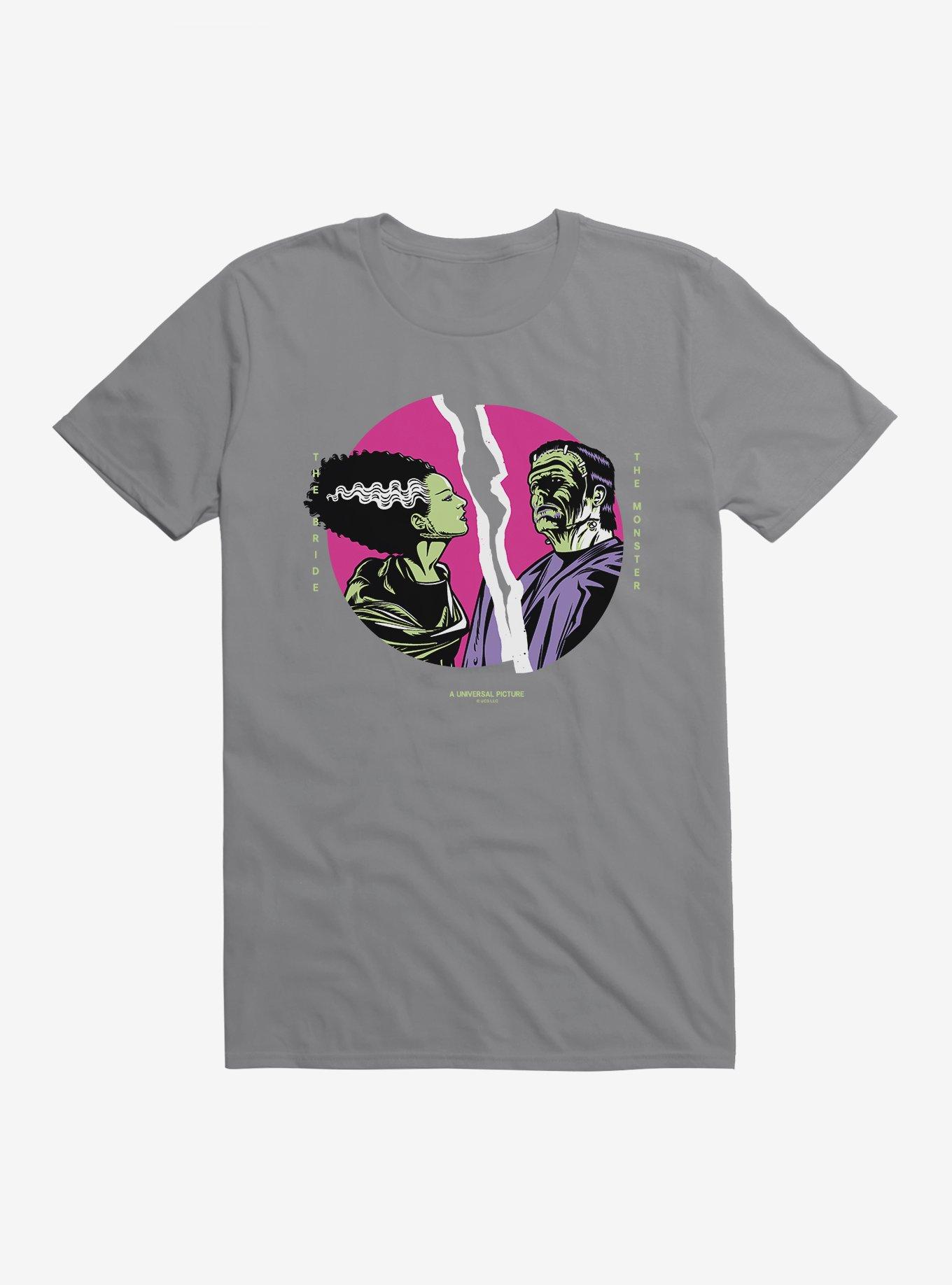 Bride Of Frankenstein Torn Love T-Shirt, STORM GREY, hi-res