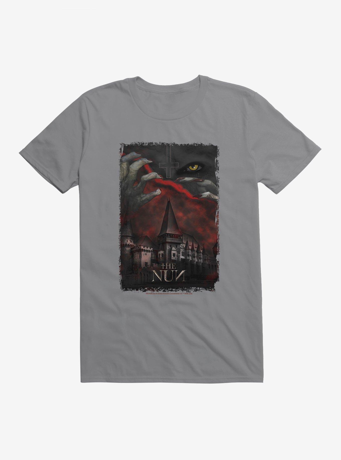The Nun Cathedral T-Shirt, STORM GREY, hi-res
