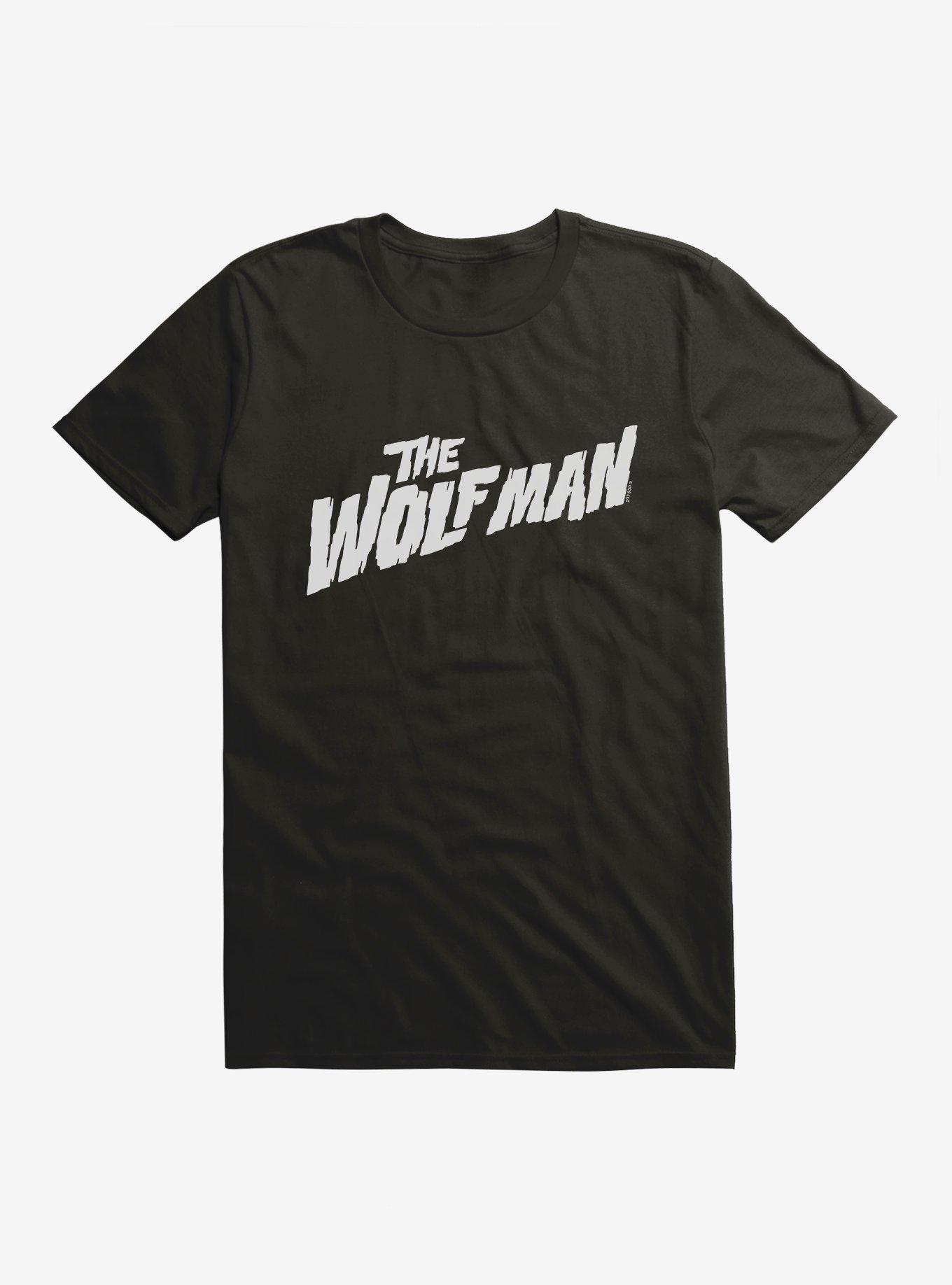 The Wolf Man Bold Font T-Shirt