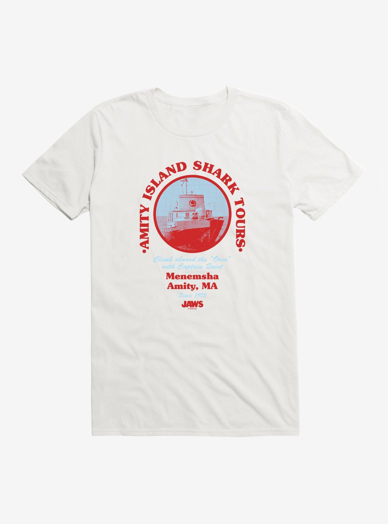 Jaws Amity Island Shark Tours T-Shirt, , hi-res