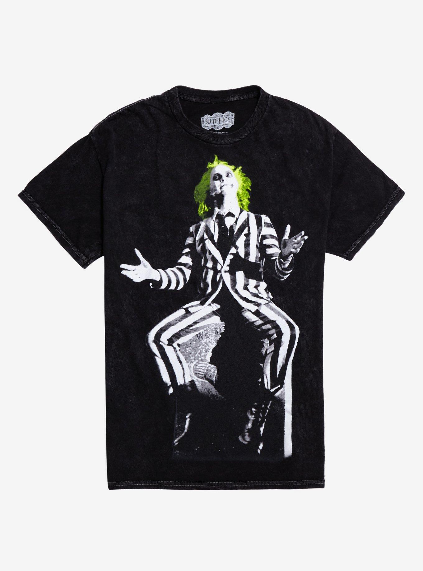 Beetlejuice Jumbo Graphic Two-Sided Boyfriend Fit Girls T-Shirt, MULTI, hi-res