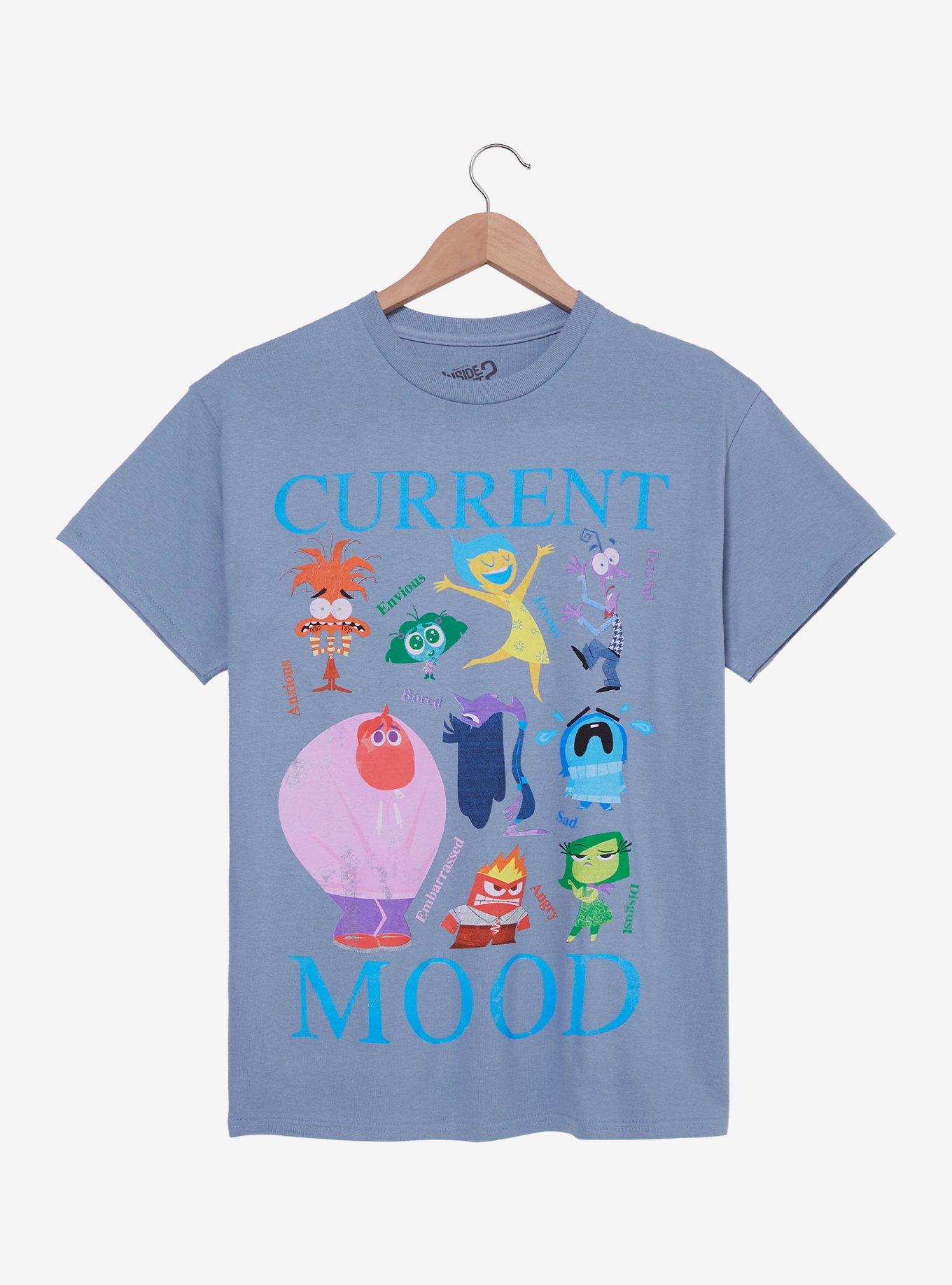 Disney Pixar Inside Out 2 Emotions Current Mood T-Shirt — BoxLunch Exclusive, , hi-res