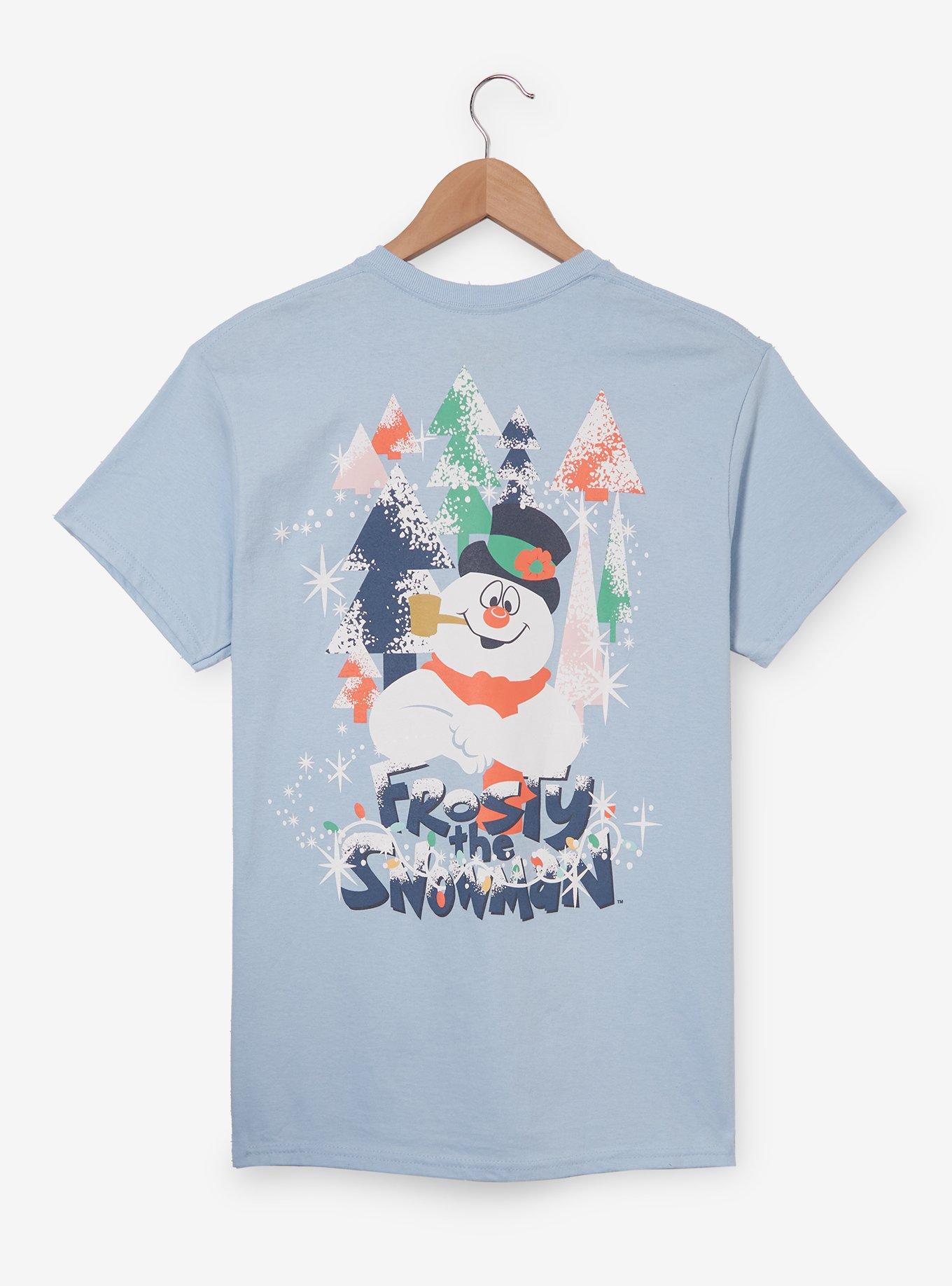 Frosty the Snowman Holiday Classics T-Shirt &mdash; BoxLunch Exclusive, LIGHT BLUE, hi-res