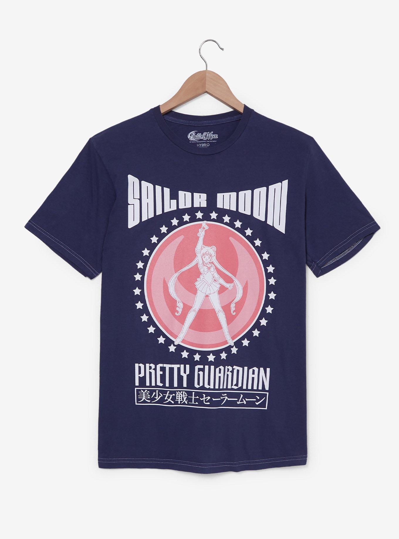 Sailor Moon Pretty Guardian Tonal Portrait T-Shirt, NAVY, hi-res