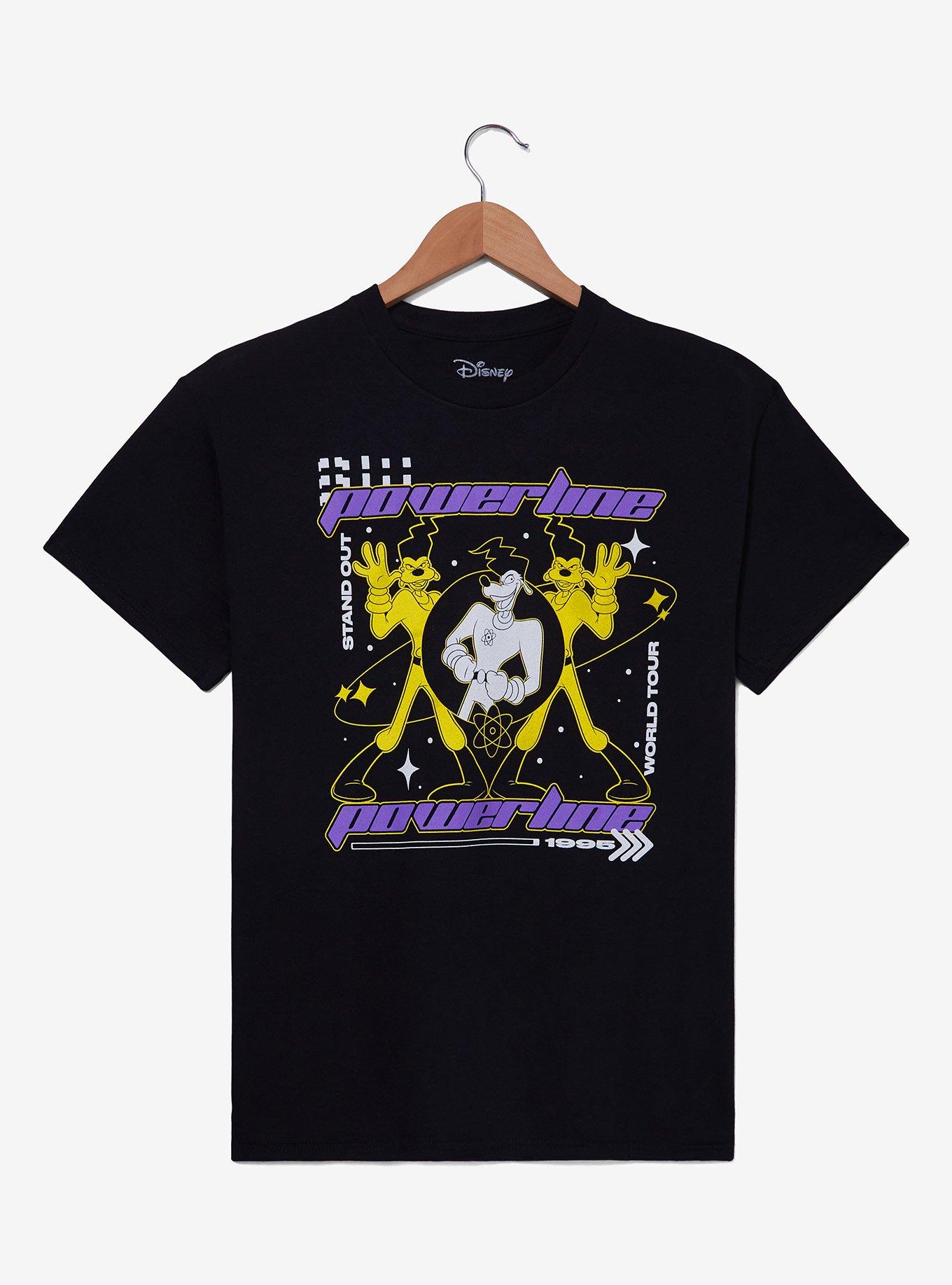 Disney A Goofy Movie Powerline World Tour Contrast T-Shirt — BoxLunch Exclusive, , hi-res