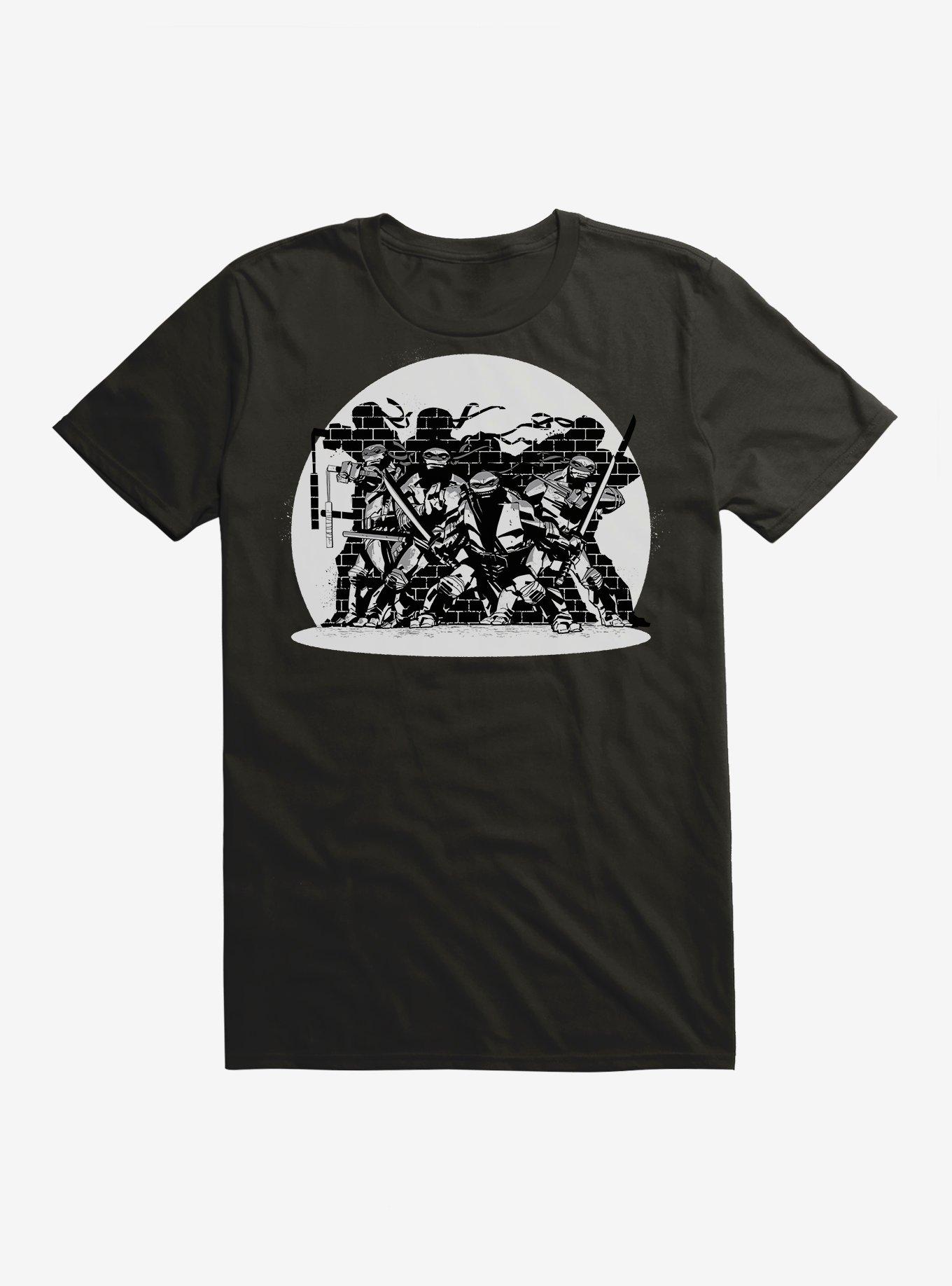 Teenage Mutant Ninja Turtles Group Spotlight T-Shirt, BLACK, hi-res