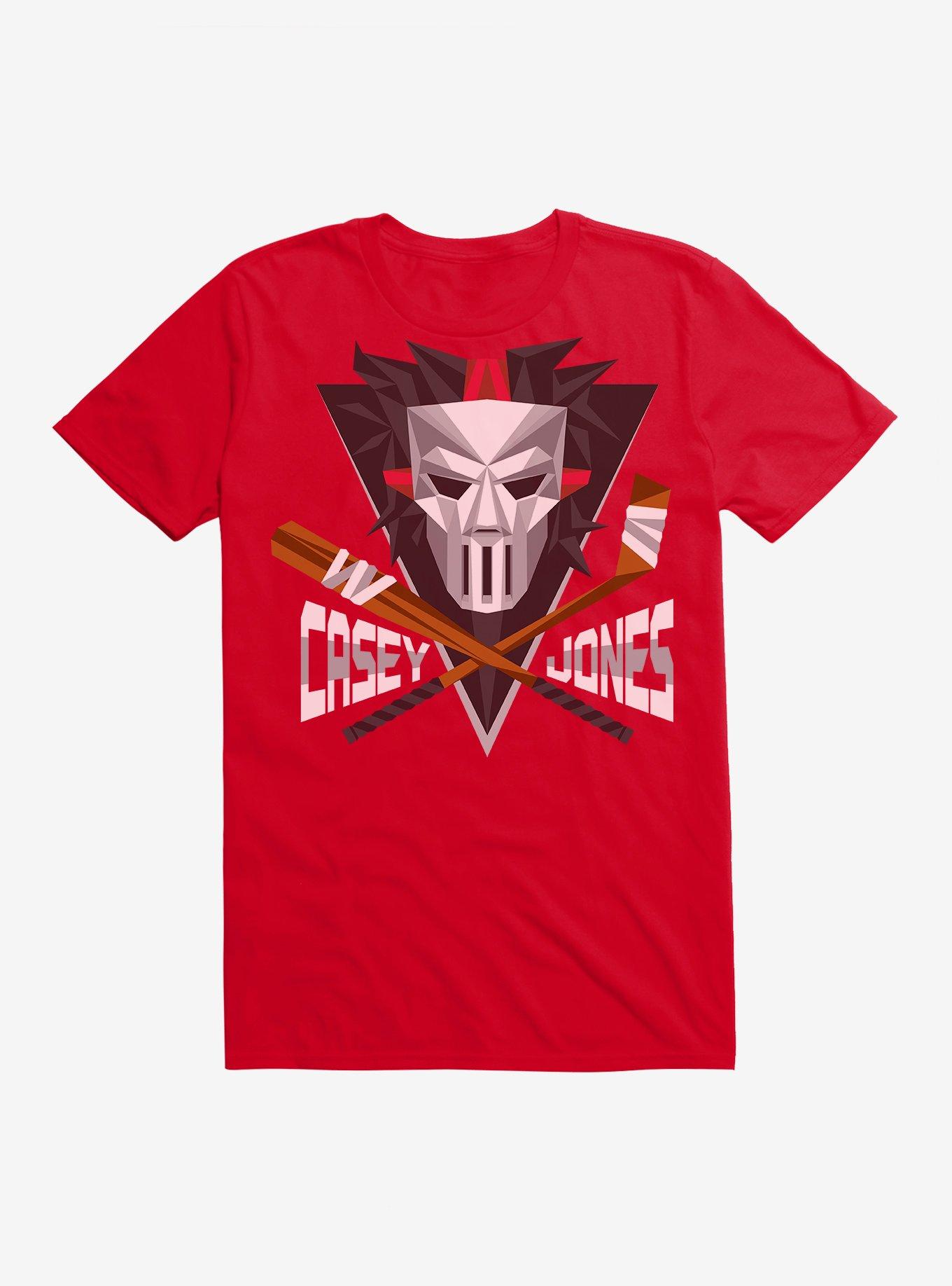 Teenage Mutant Ninja Turtles Casey Jones Face T-Shirt, RED, hi-res