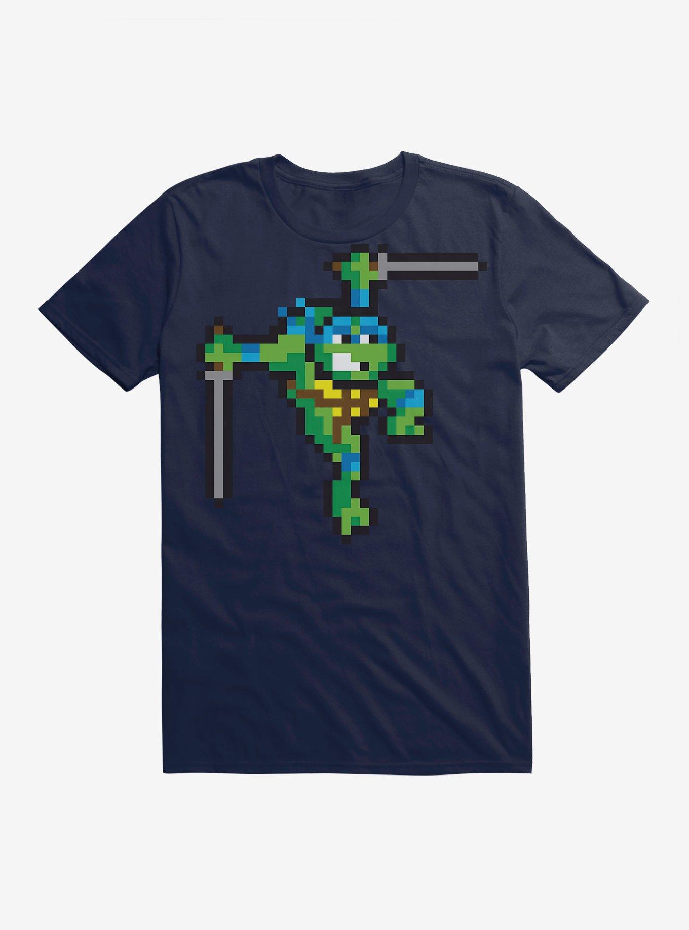 Teenage Mutant Ninja Turtles Pixelated Leonardo T-Shirt, , hi-res