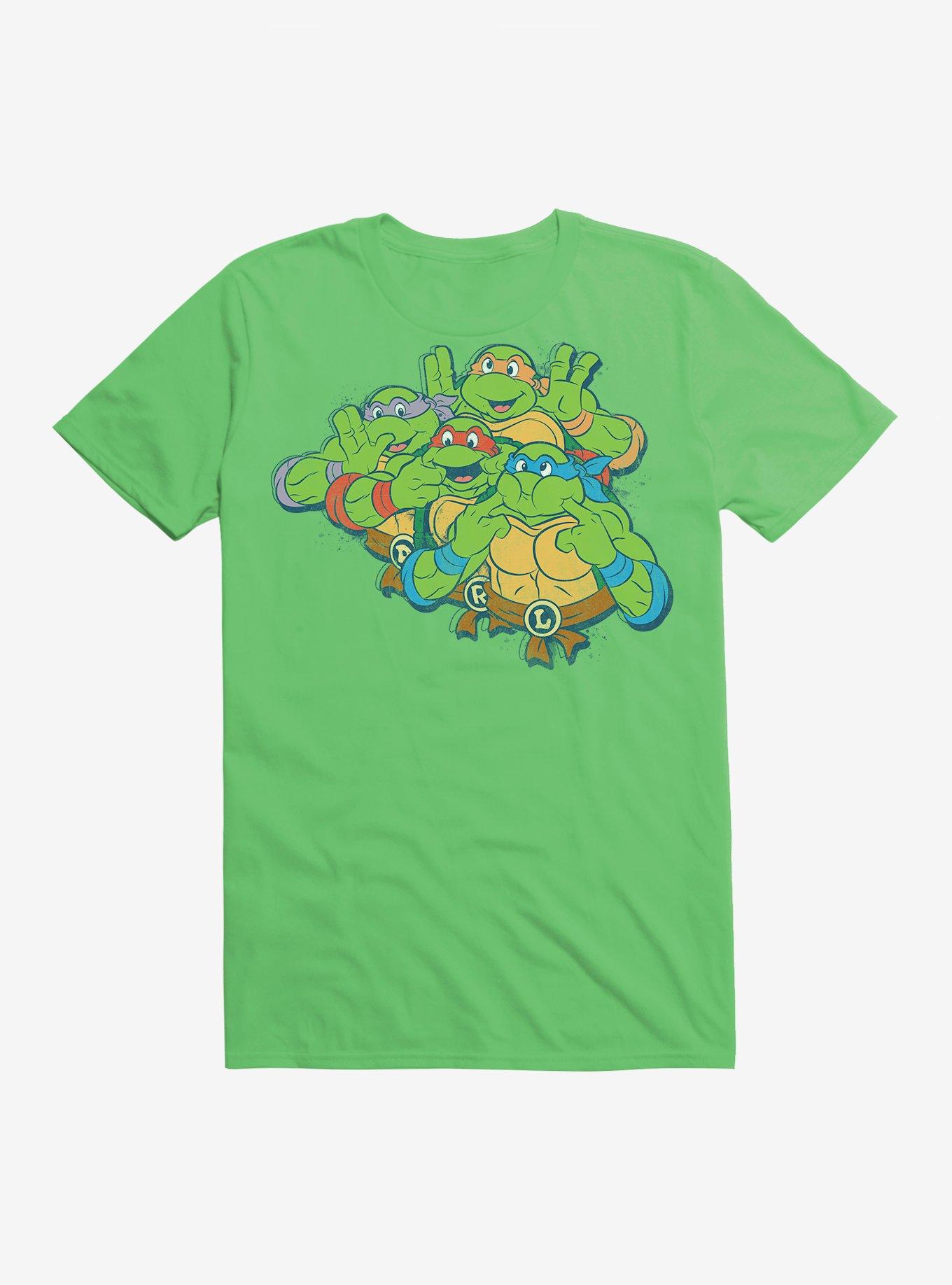 Teenage Mutant Ninja Turtles Group Making Faces T-Shirt, , hi-res