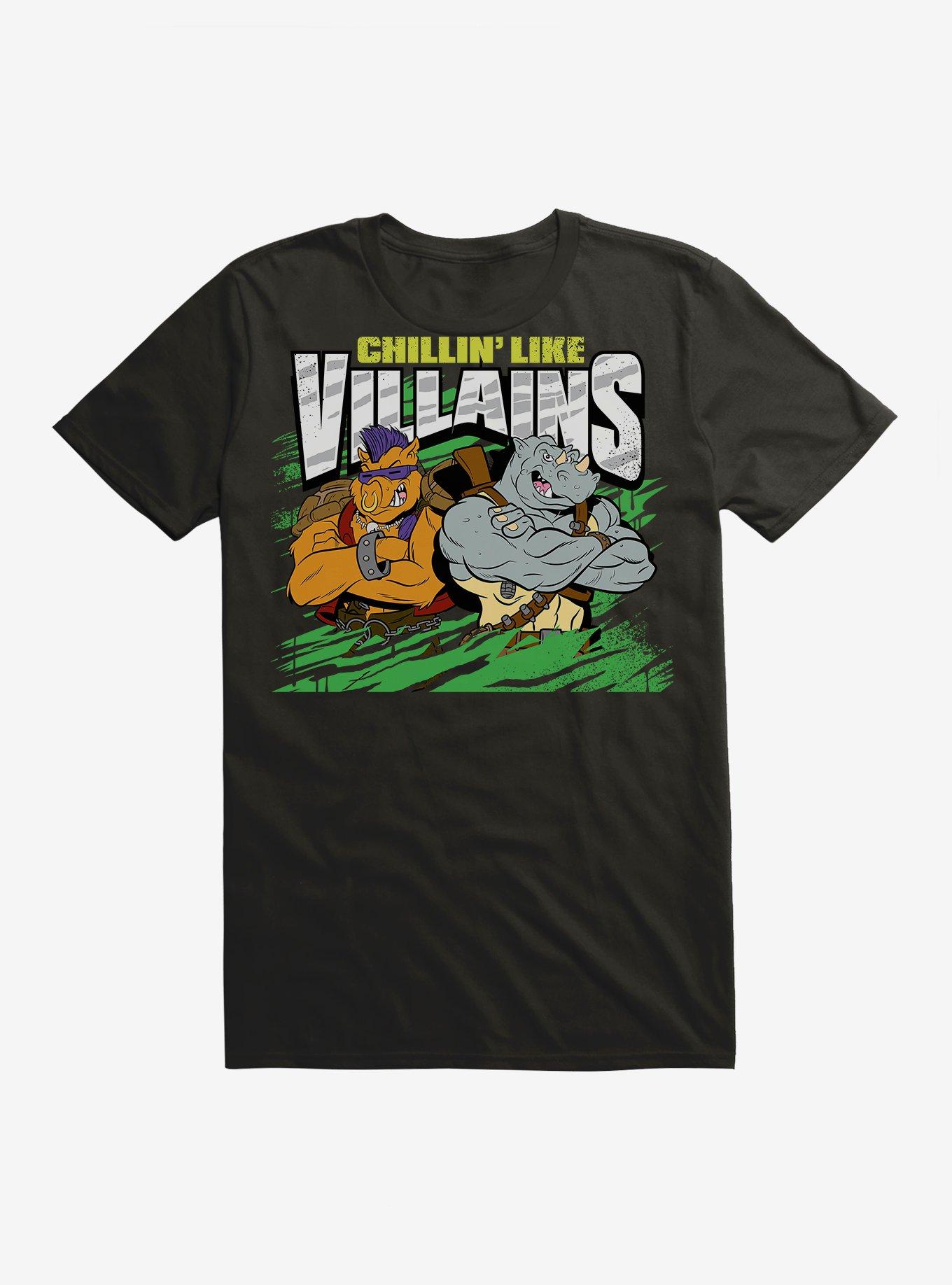 Teenage Mutant Ninja Turtles Bebop Rocksteady Chillin' Like Villains T-Shirt, , hi-res