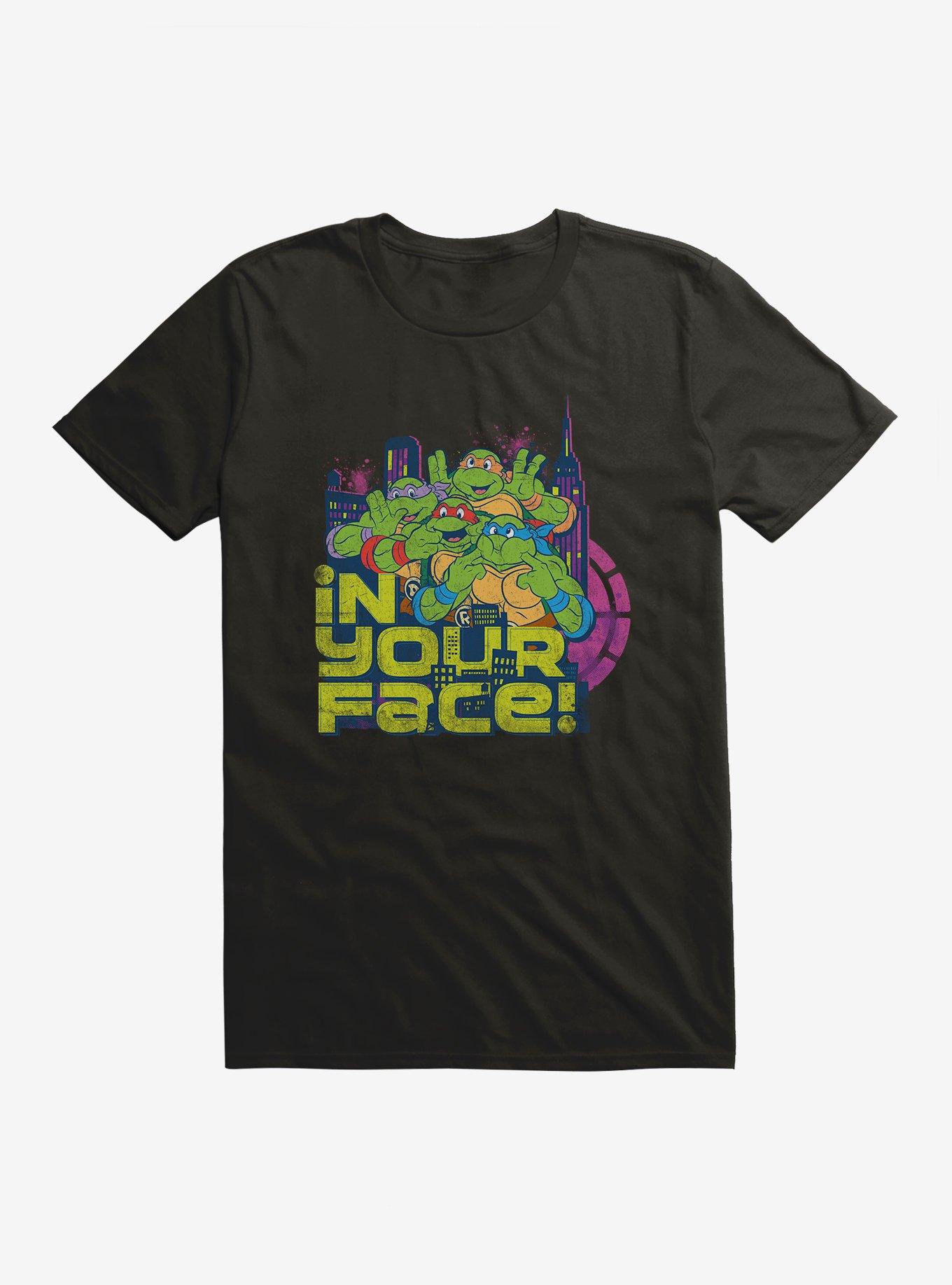 Teenage Mutant Ninja Turtles In Your Face T-Shirt, BLACK, hi-res