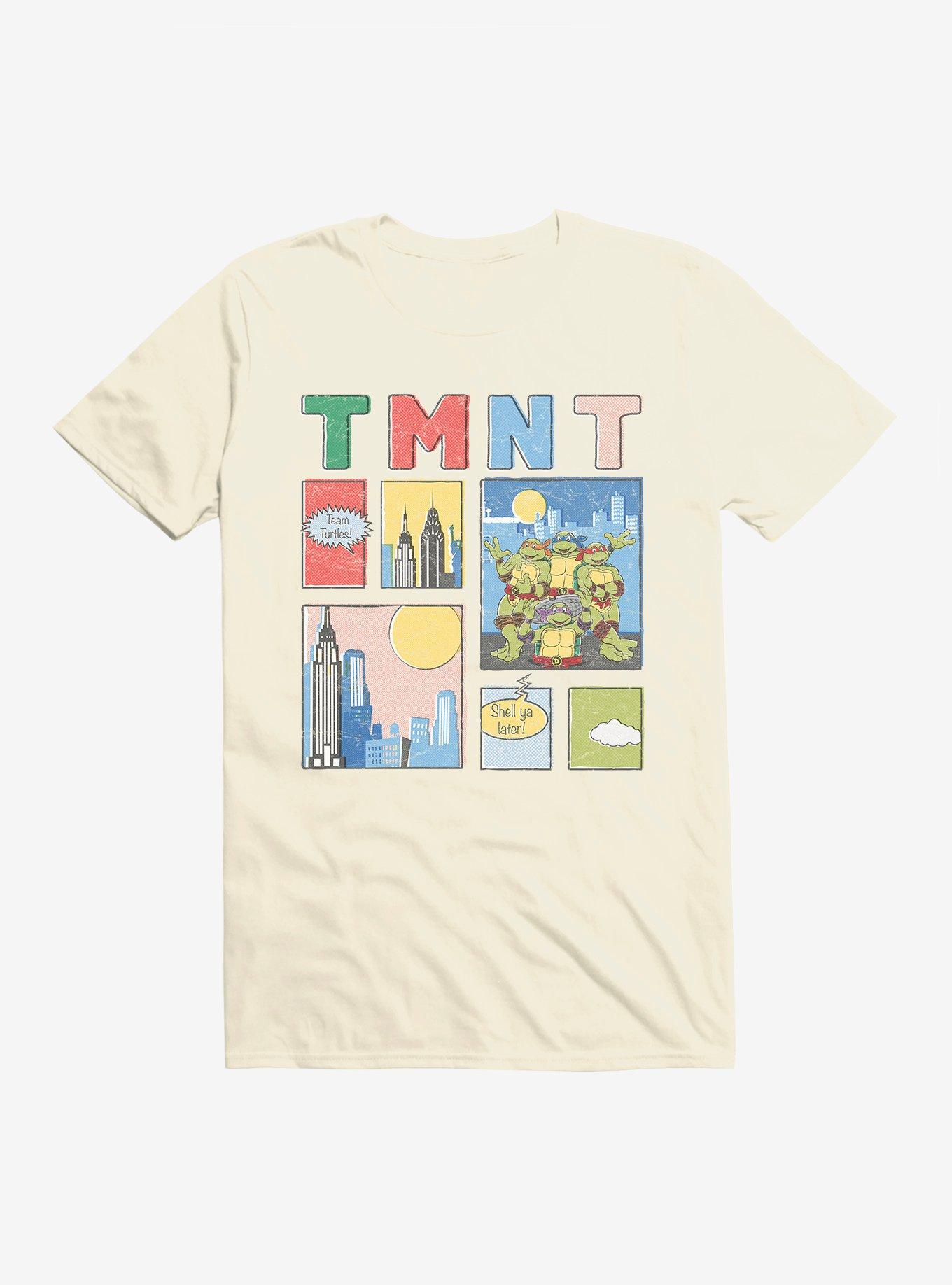 Teenage Mutant Ninja Turtles City Collage T-Shirt, NATURAL, hi-res