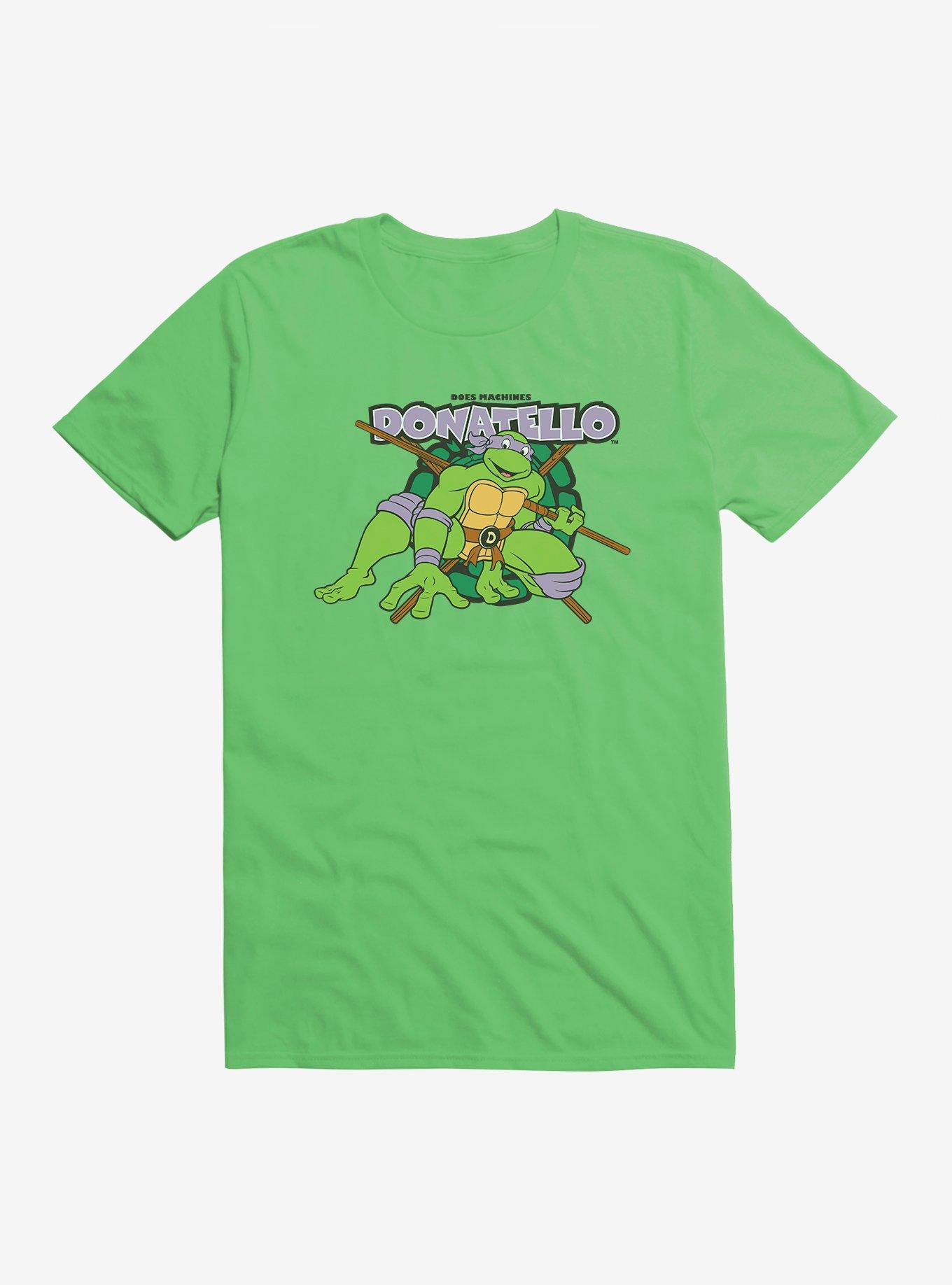 Teenage Mutant Ninja Turtles Donatello Does Machines Pose T-Shirt, KELLY, hi-res