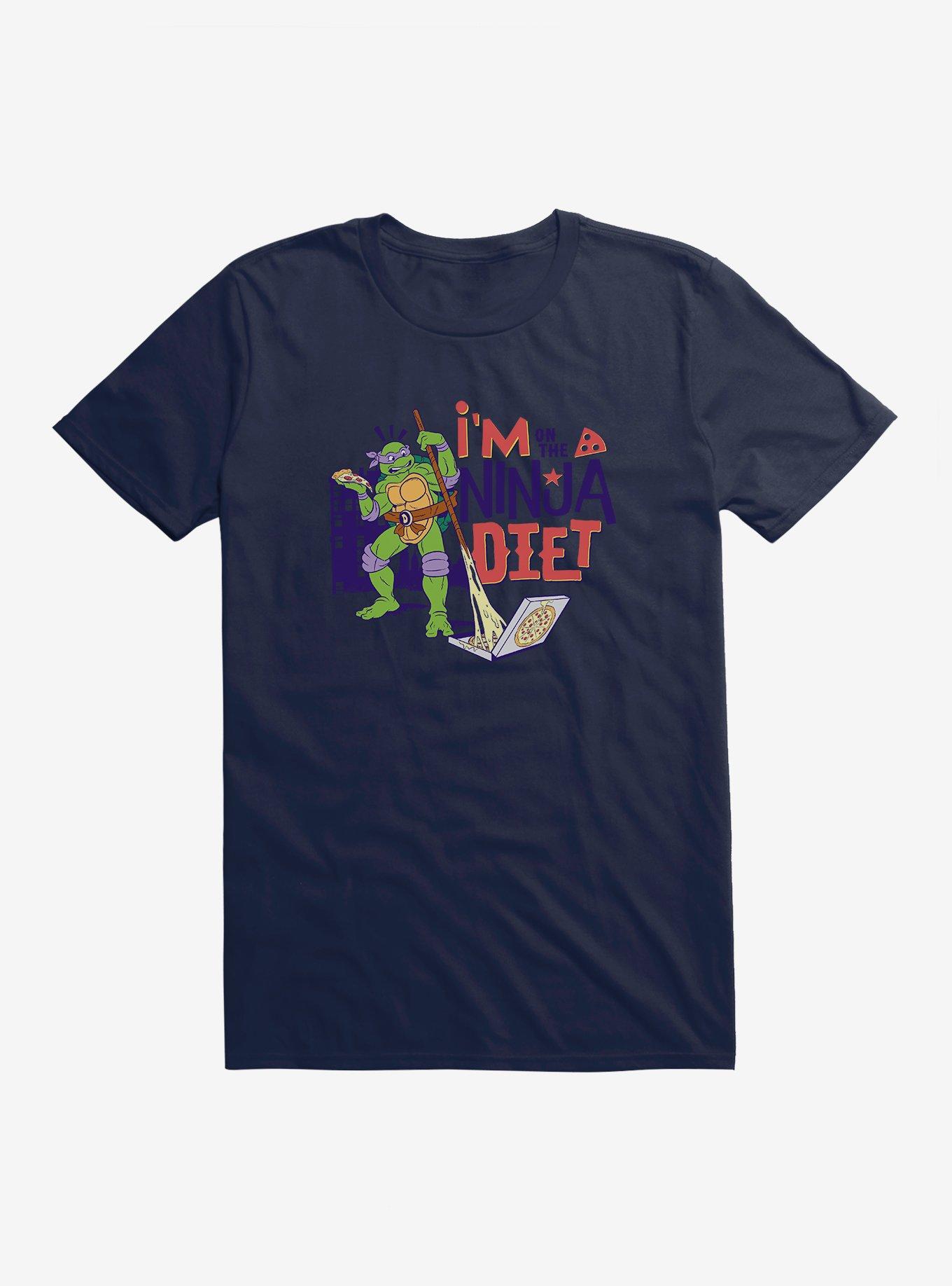 Teenage Mutant Ninja Turtles Donatello On The Ninja Diet T-Shirt, MIDNIGHT NAVY, hi-res