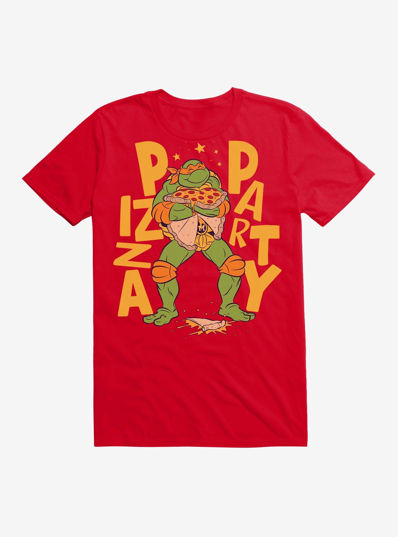 Teenage Mutant Ninja Turtles Michelangelo Pizza Party T-Shirt, , hi-res