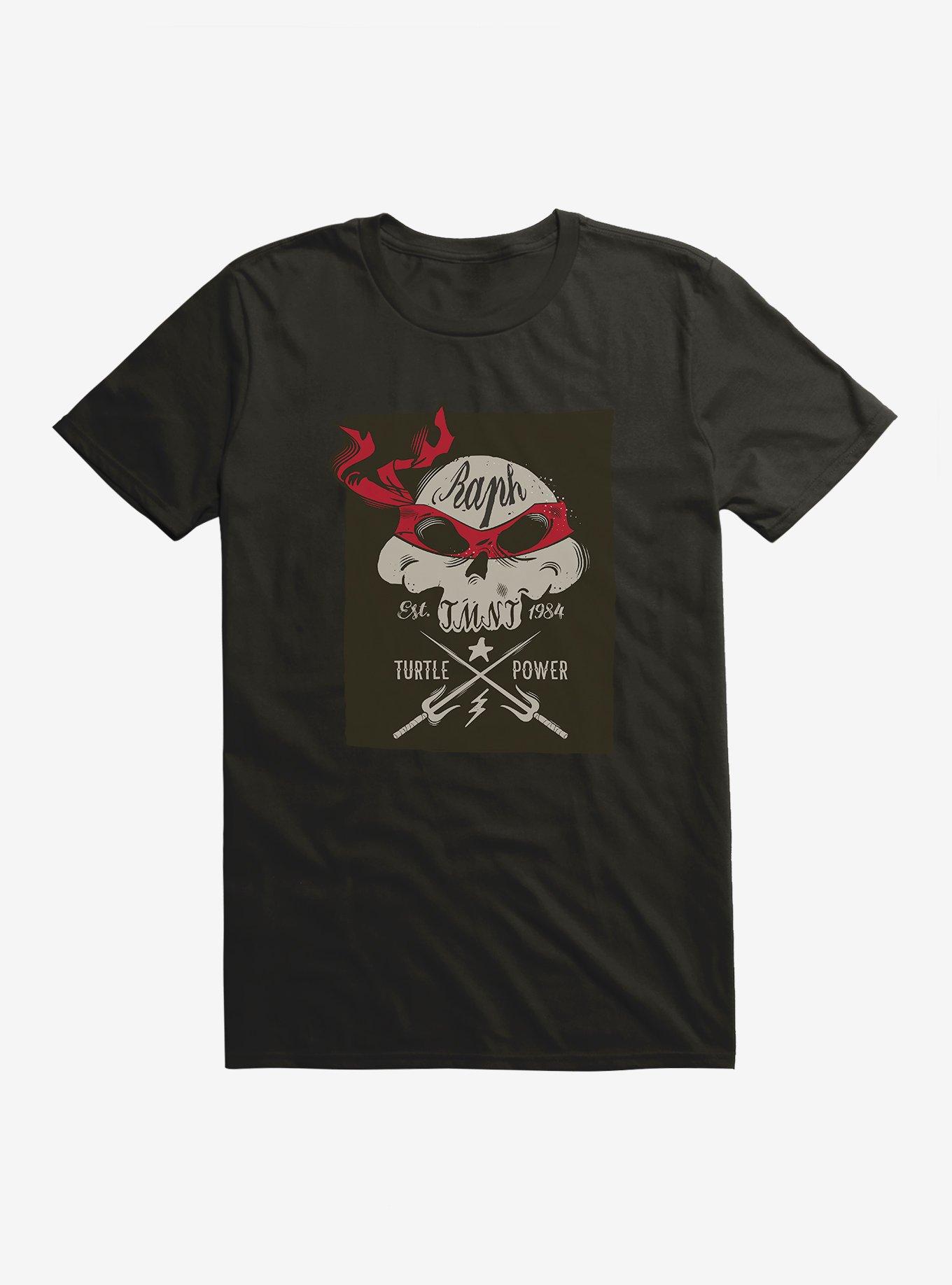 Teenage Mutant Ninja Turtles Raphael Bandana Skull And Weapons T-Shirt, , hi-res