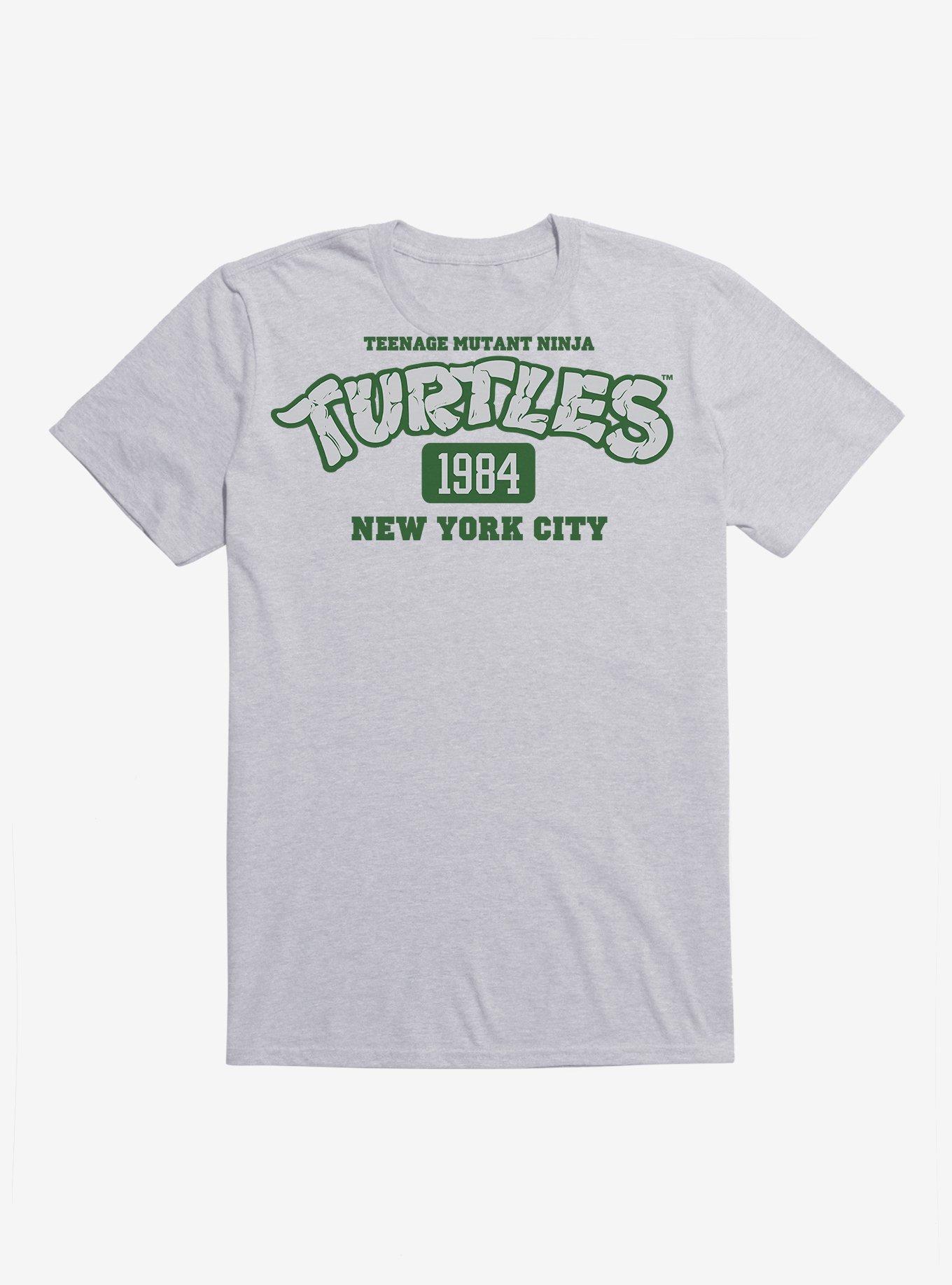 Teenage Mutant Ninja Turtles 1984 New York City Title T-Shirt, HEATHER GREY, hi-res