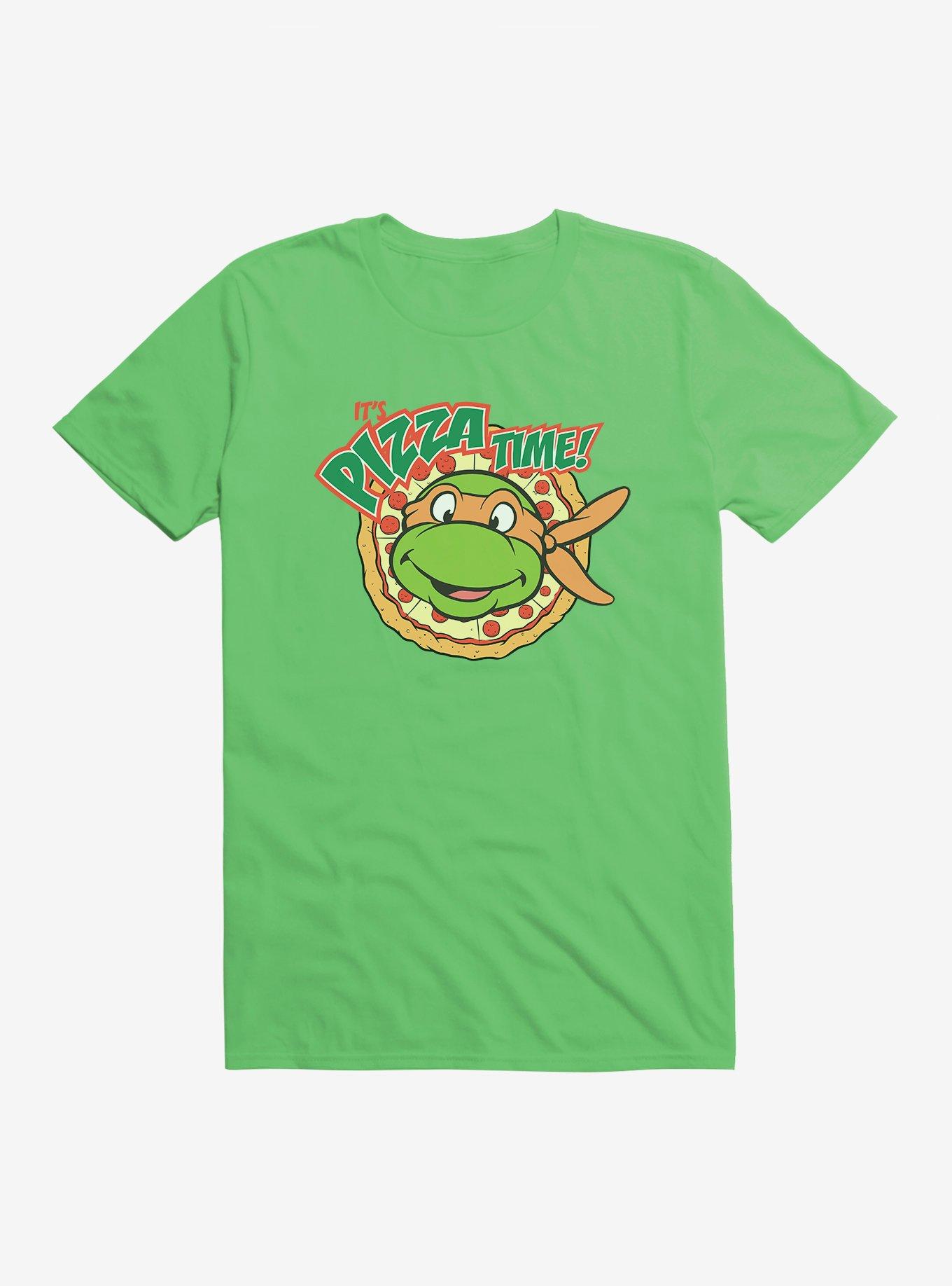 Teenage Mutant Ninja Turtles Michelangelo It's Pizza Time T-Shirt, KELLY, hi-res