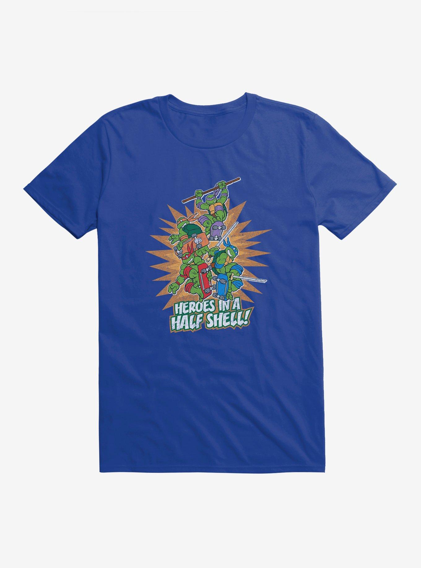 Teenage Mutant Ninja Turtles Heroes In A Half Shell T-Shirt, ROYAL, hi-res