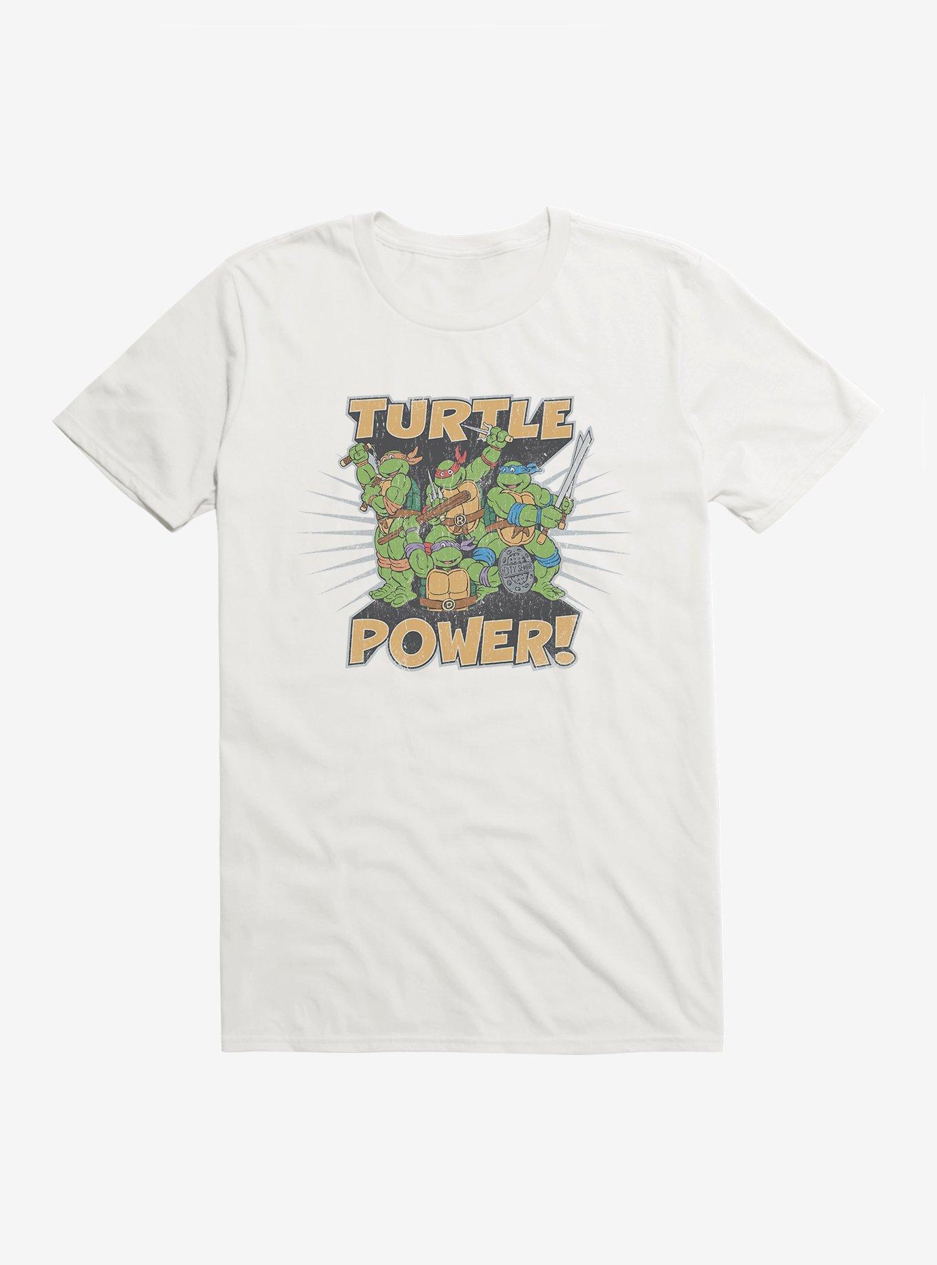 Teenage Mutant Ninja Turtles Turtle Power T-Shirt, WHITE, hi-res