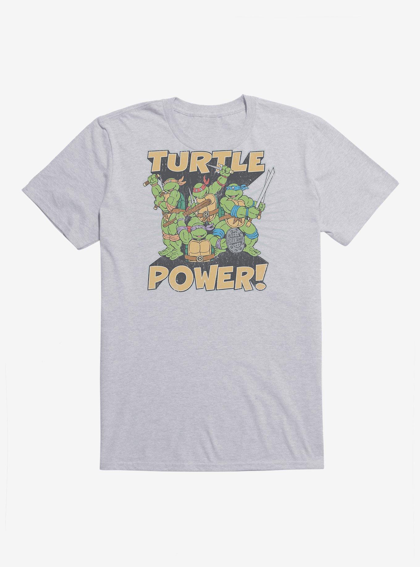 Teenage Mutant Ninja Turtles Turtle Power T-Shirt, HEATHER GREY, hi-res