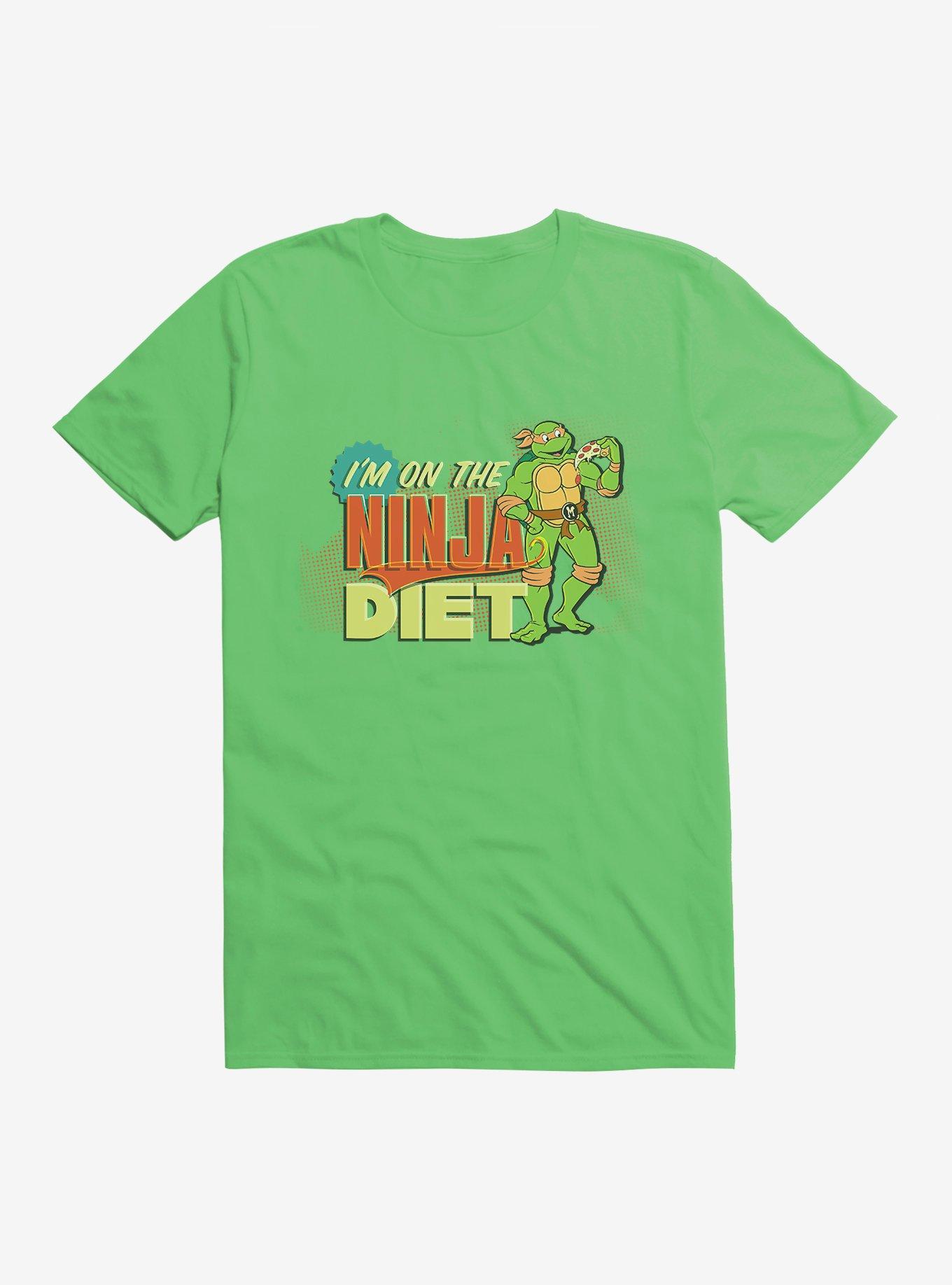 Teenage Mutant Ninja Turtles Michelangelo On The Ninja Diet T-Shirt, KELLY, hi-res